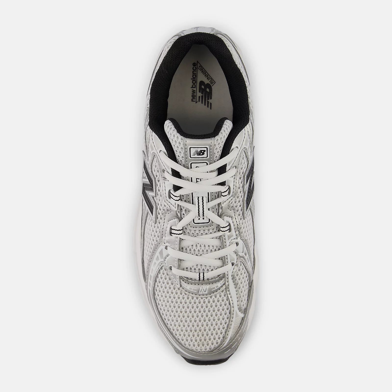 Unisex New Balance 740 Shoes White/Metallic Silver
