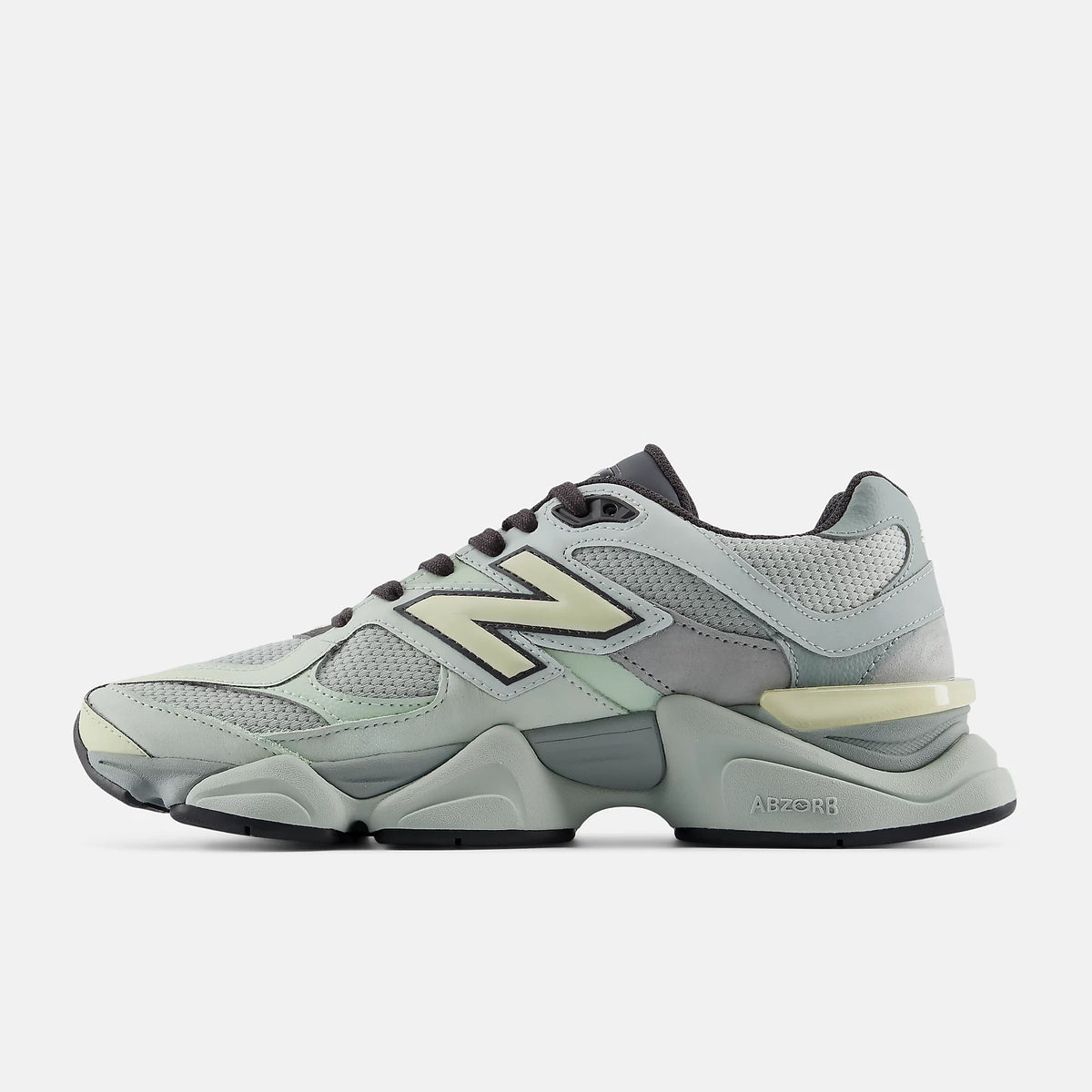Men's New Balance 9060 Shoes Silver Moss With Morel U906038F