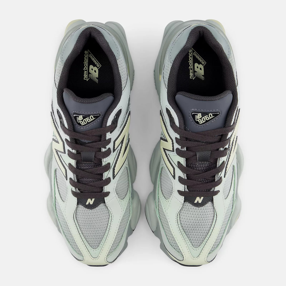 Men's New Balance 9060 Shoes Silver Moss With Morel U906038F