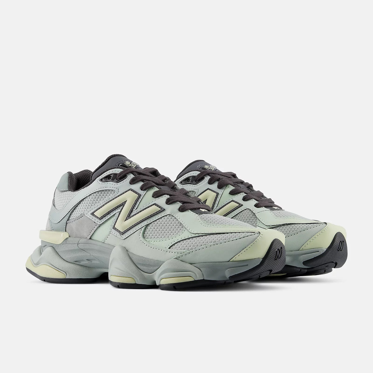 Men's New Balance 9060 Shoes Silver Moss With Morel U906038F