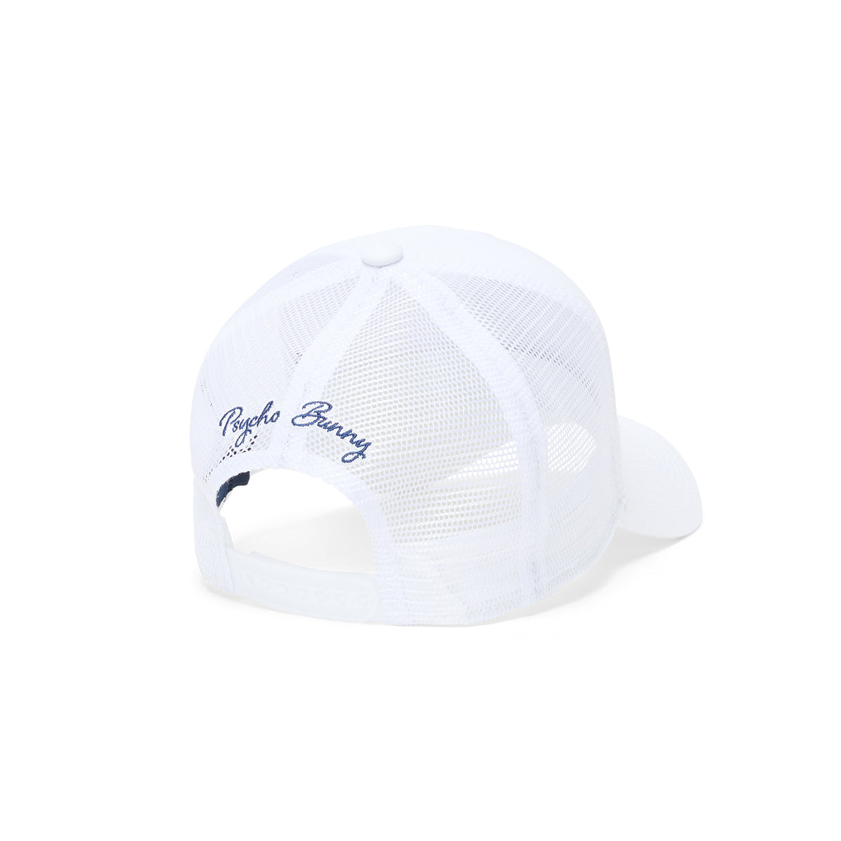 Kids Psycho Bunny Drew Trucker Cap White