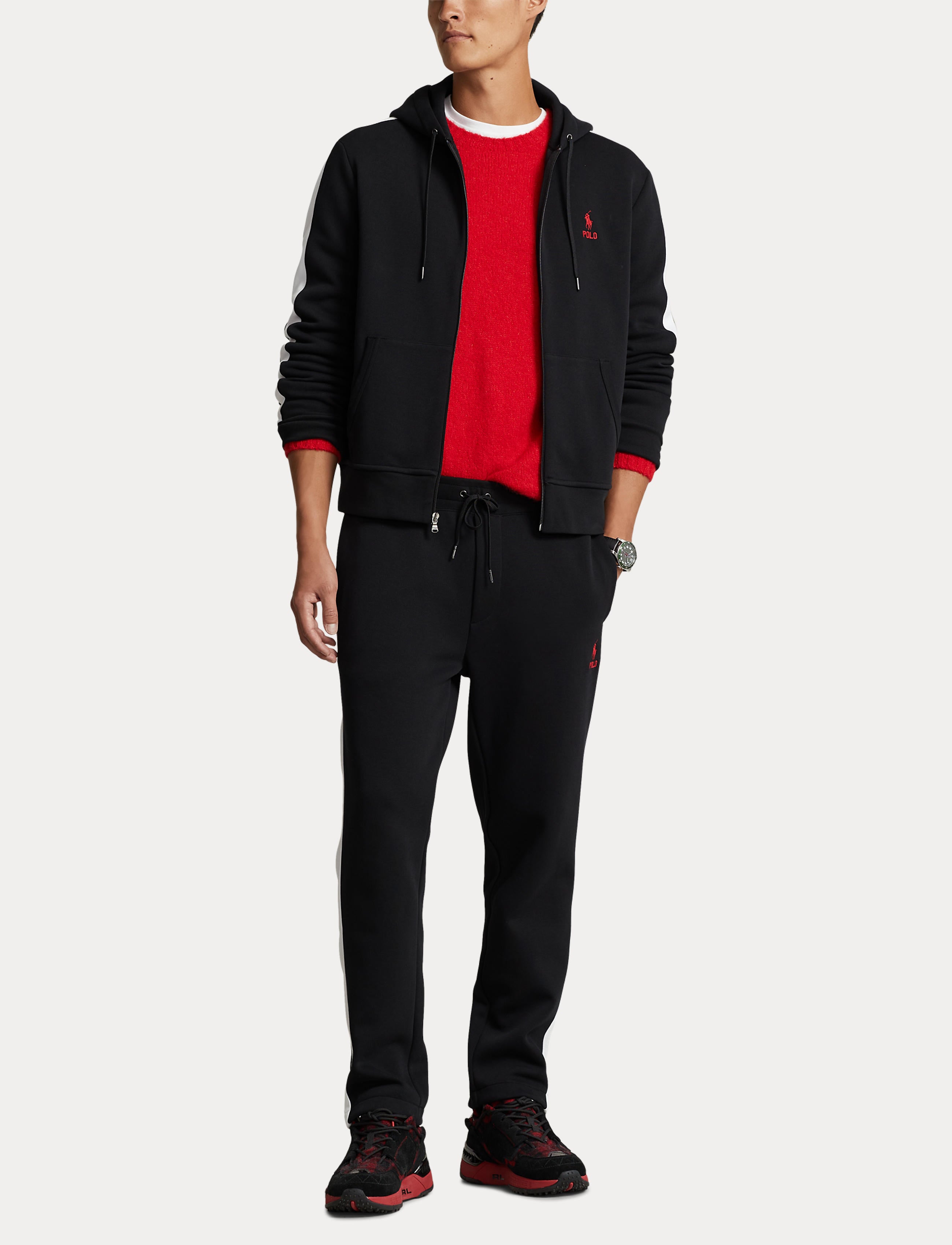 Men's Polo Ralph Lauren Double-Knit Track Pants Black