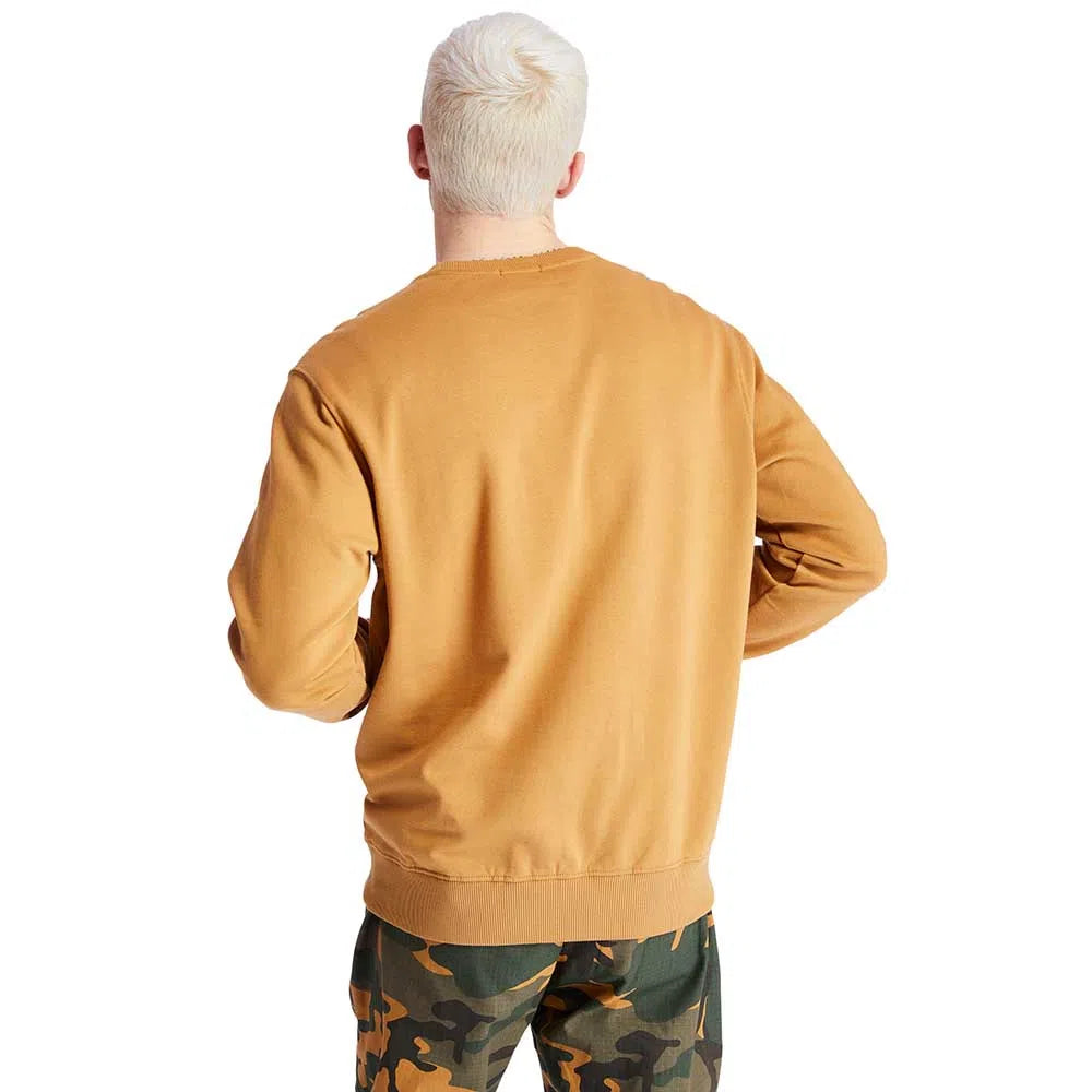 Men's Timberland Tree Logo Crewneck Sweatshirt Wheat