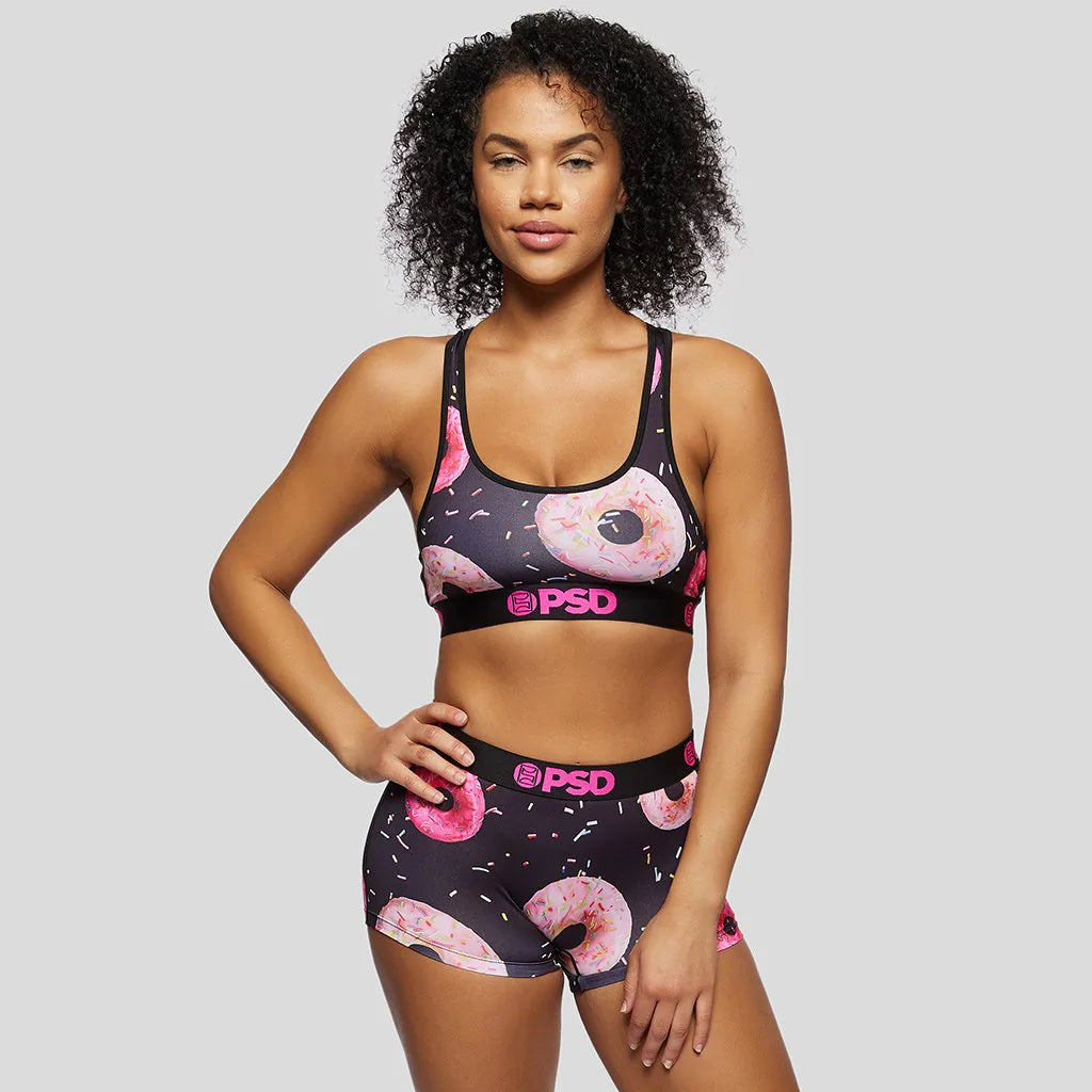 Women's PSD Donut Kill My Vibe Sports Bra