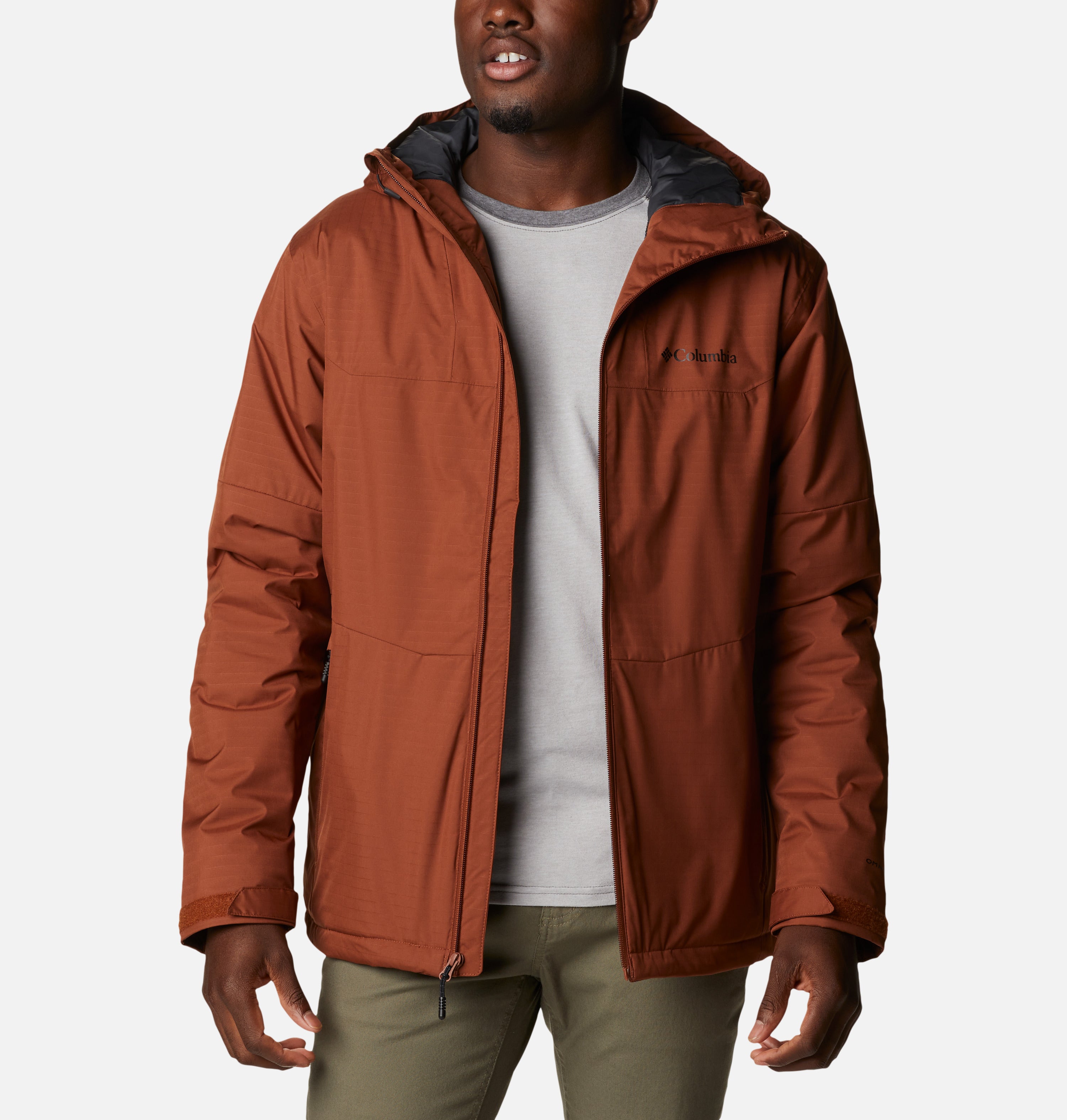Men’s Columbia Point Park Insulated Jacket Dark Amber