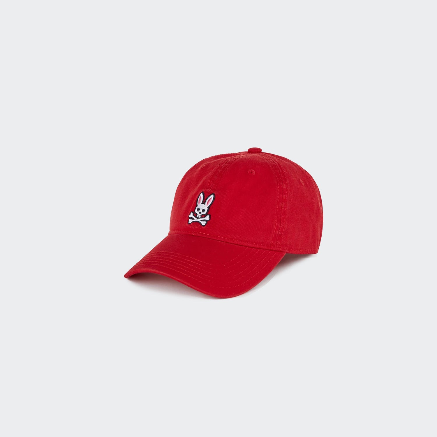 Men's Psycho Bunny Sunbleached Cap Red