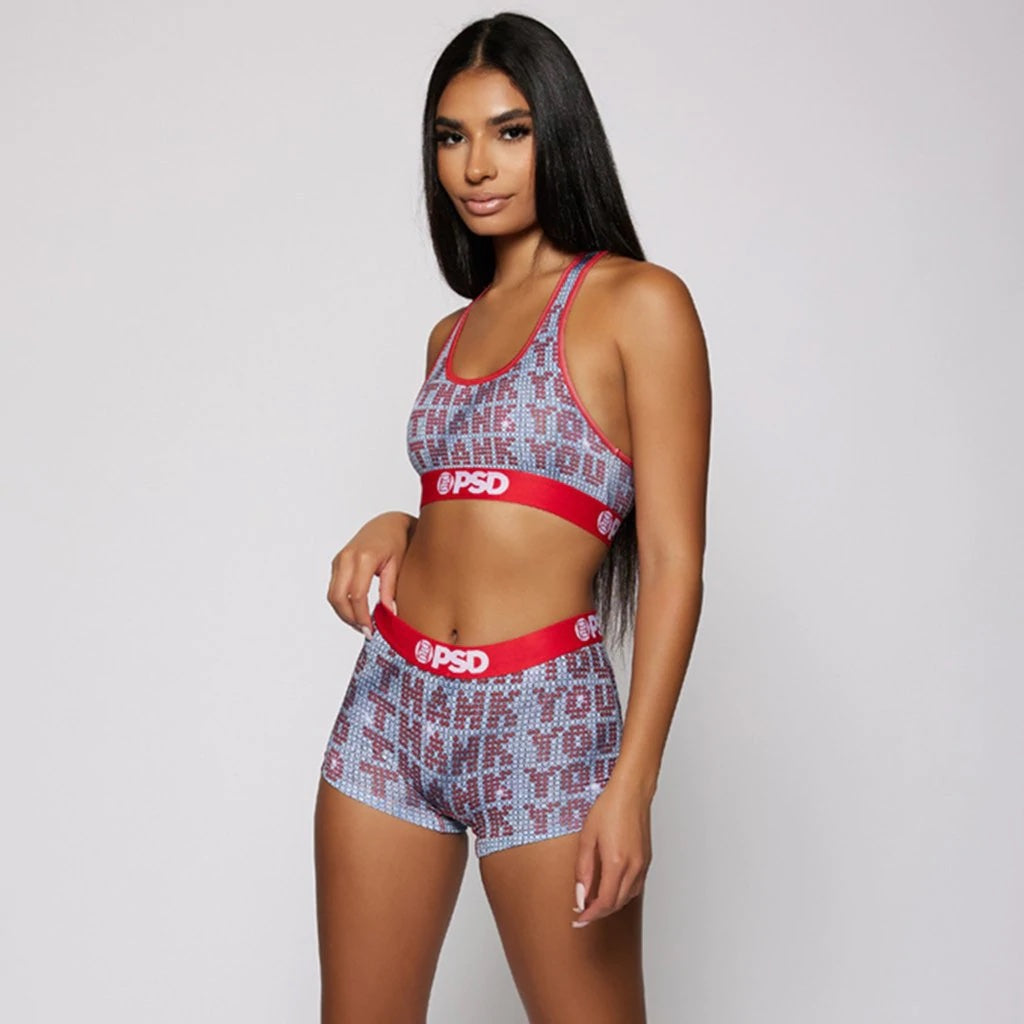 Women's PSD No Thank You Boy Shorts