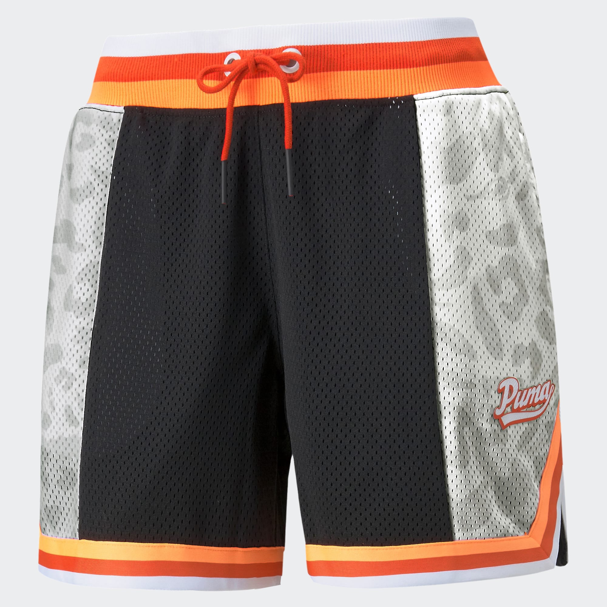 Women's PUMA Swish Maker Printed Basketball Shorts Black