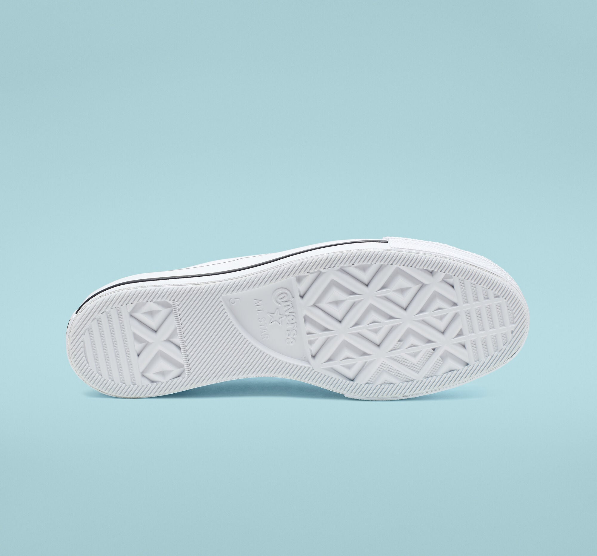 Women's Converse Leather Platform Chuck Taylor All Star Low Shoes White