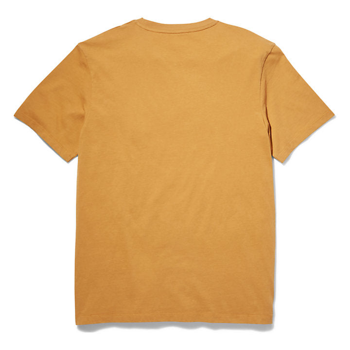 Men's Timberland Kennebec River Trail Tree Logo Tee Yellow