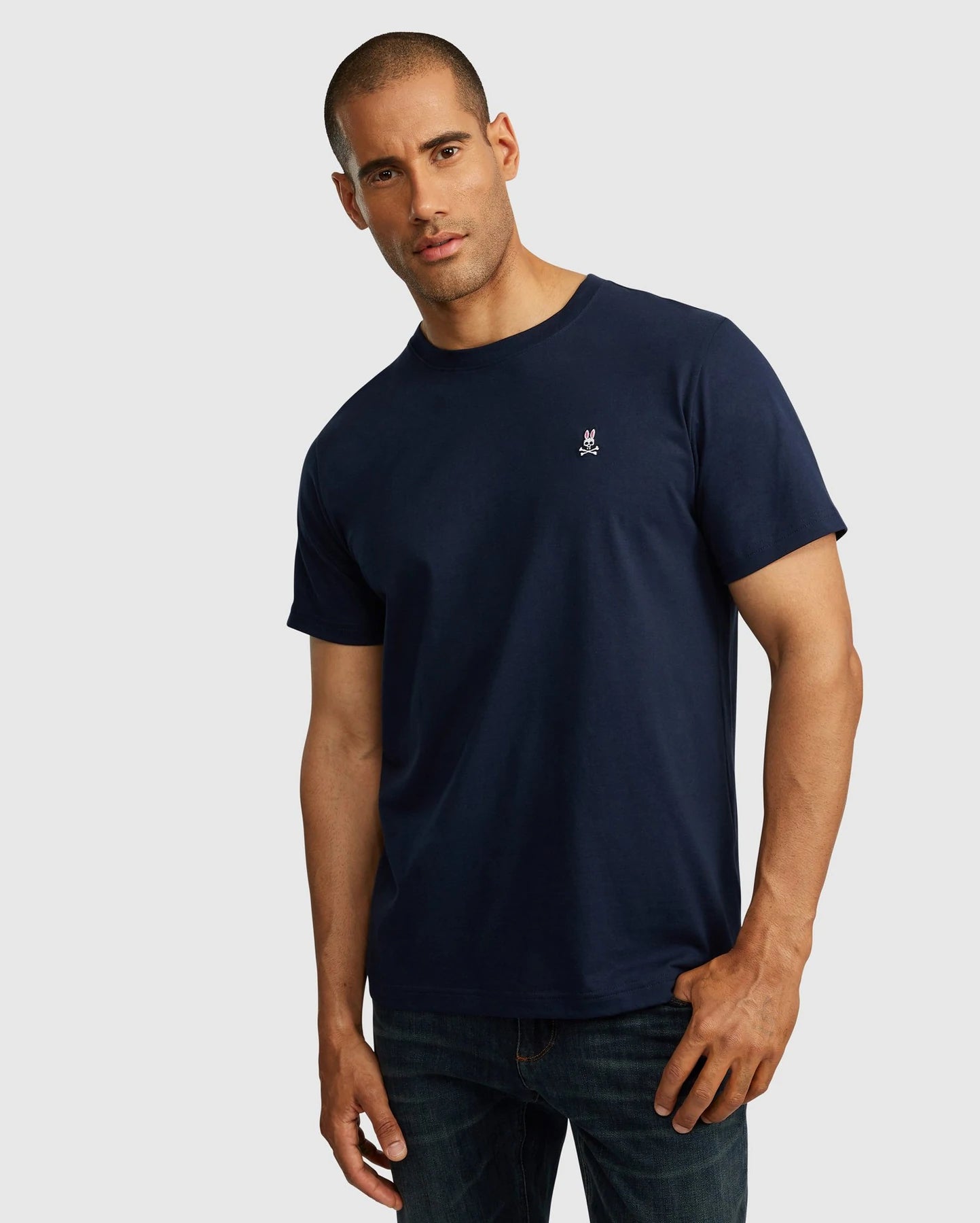 Men's Psycho Bunny Classic Crew Neck Tee Navy
