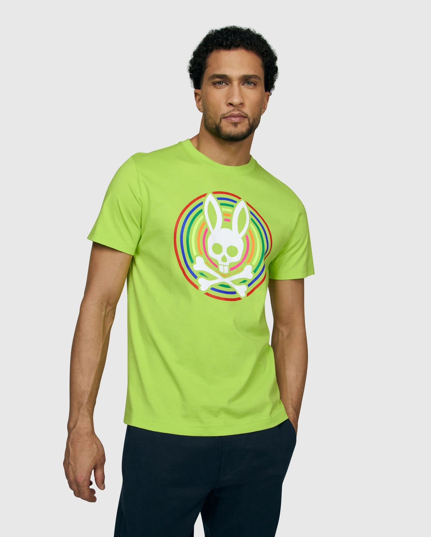 Men's Psycho Bunny Andrew Tee Acid Lime