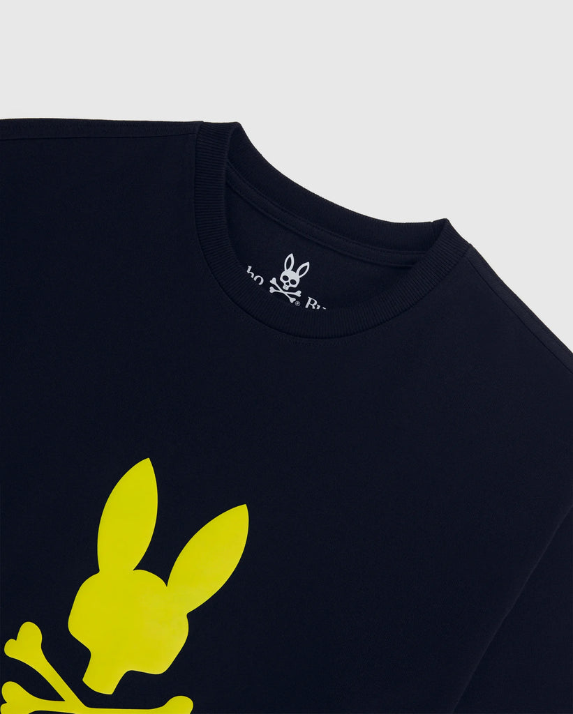 Men's Psycho Bunny Lloyds Relaxed Fit Graphic Tee Navy