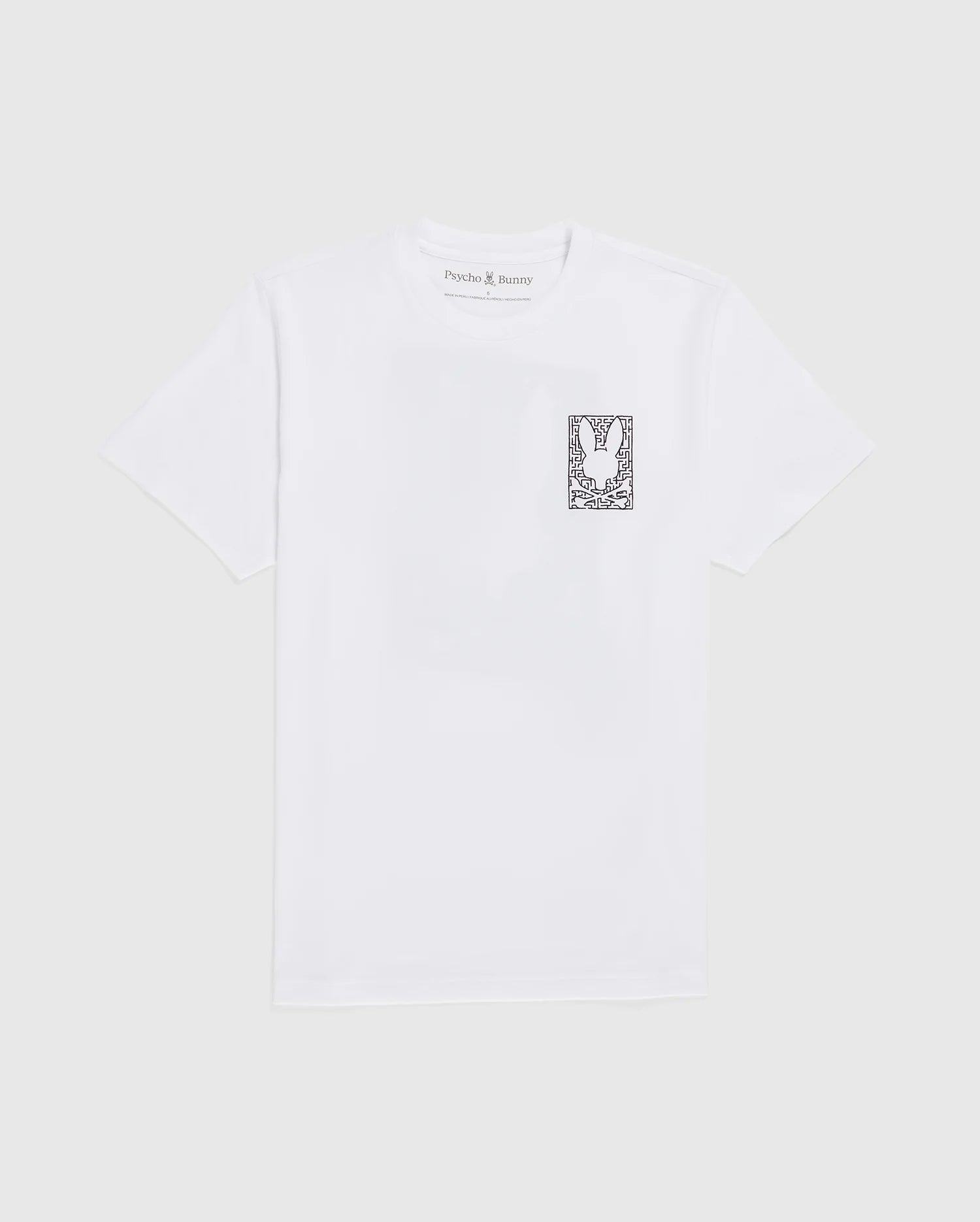 Men's Psycho Bunny Pisani Graphic Tee White