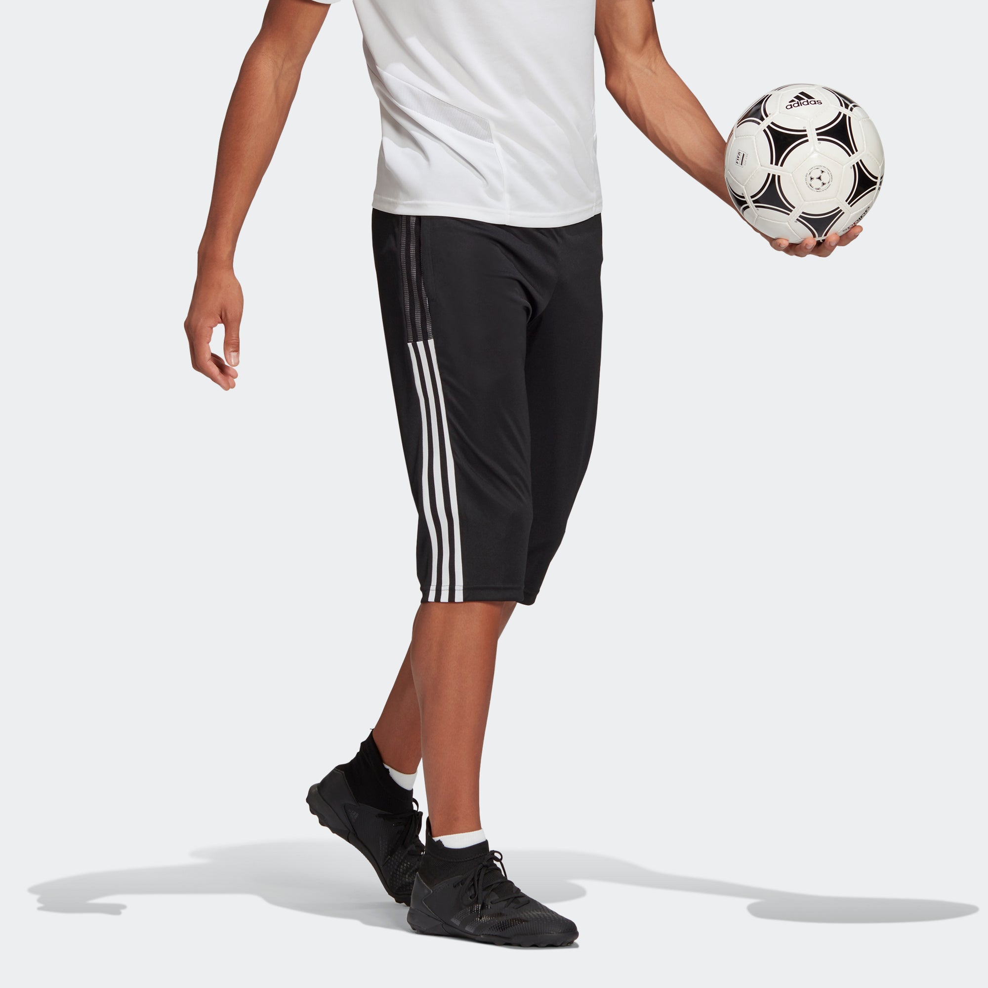 Men's adidas Soccer Tiro 21 3/4 Pants Black