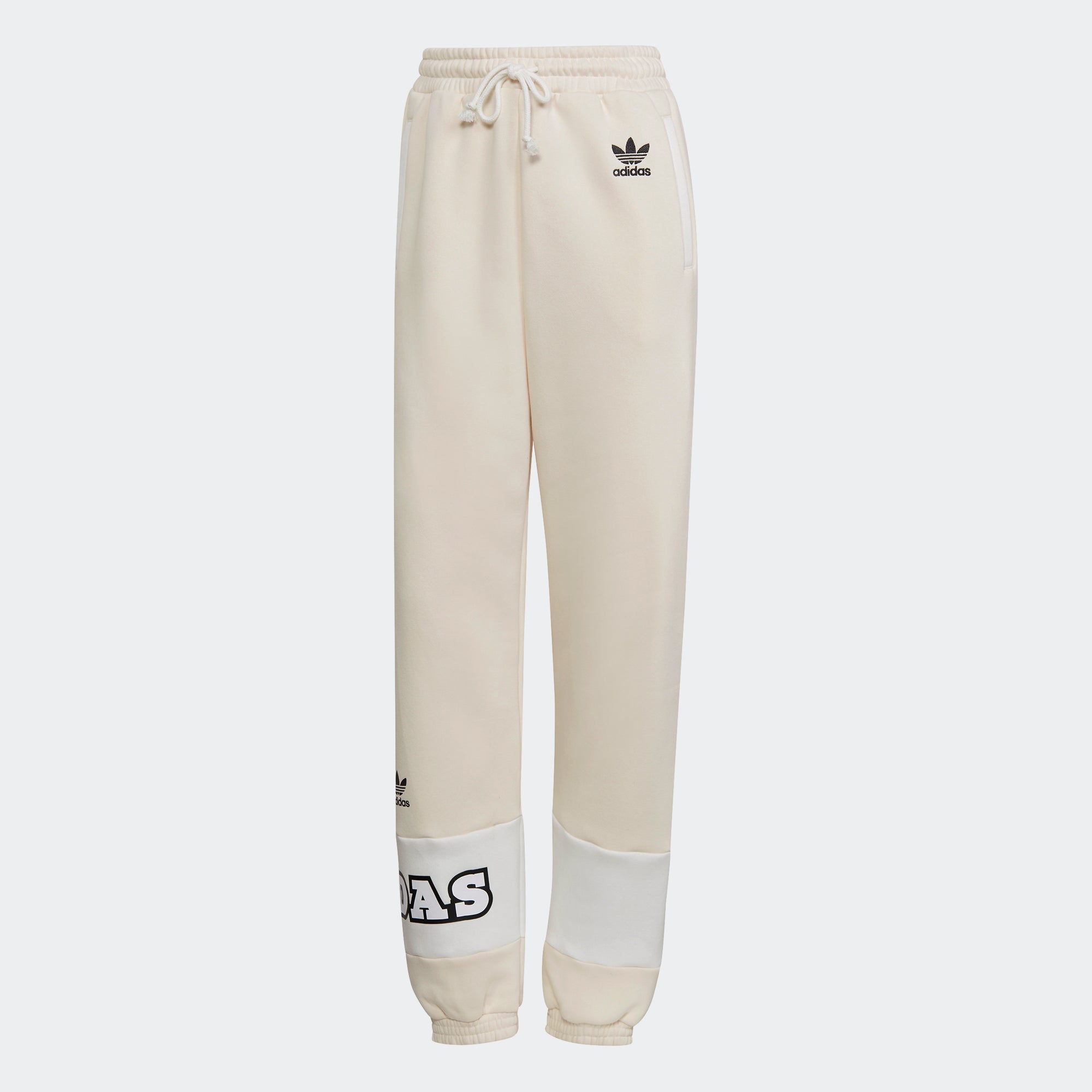 Women's adidas Originals Logo Play Cuff Pants White