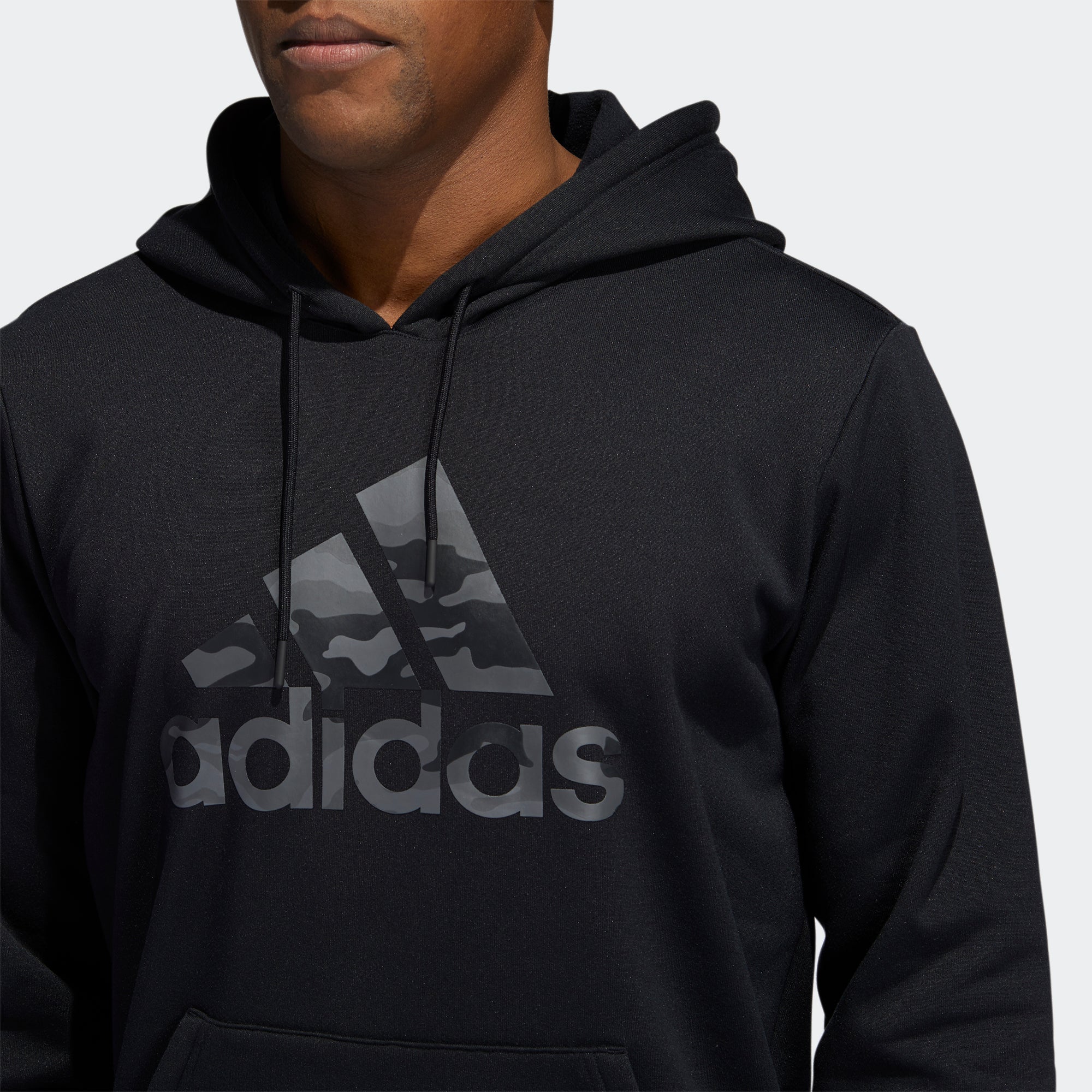 Men's adidas Performance Legends Camo Cozy Hoodie Black