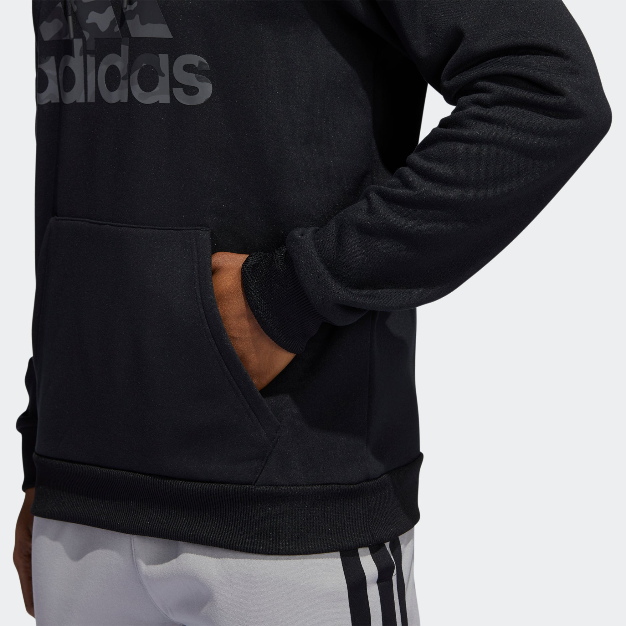 Men's adidas Performance Legends Camo Cozy Hoodie Black