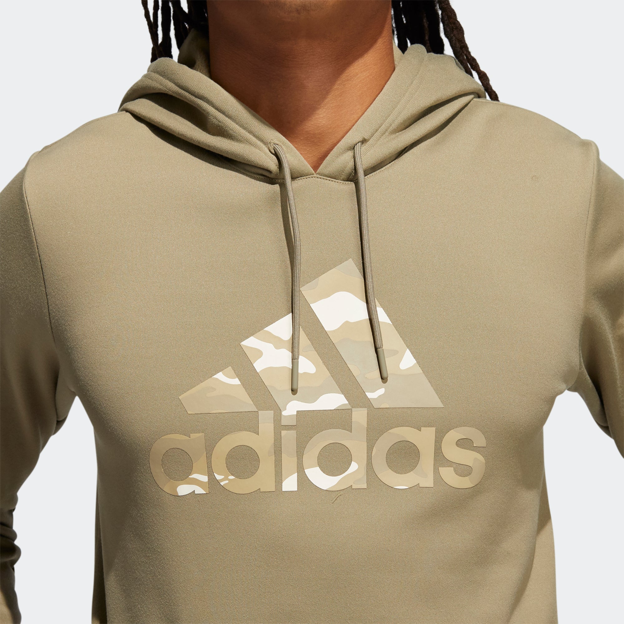 Men's adidas Performance Legends Camo Cozy Hoodie Orbit Green