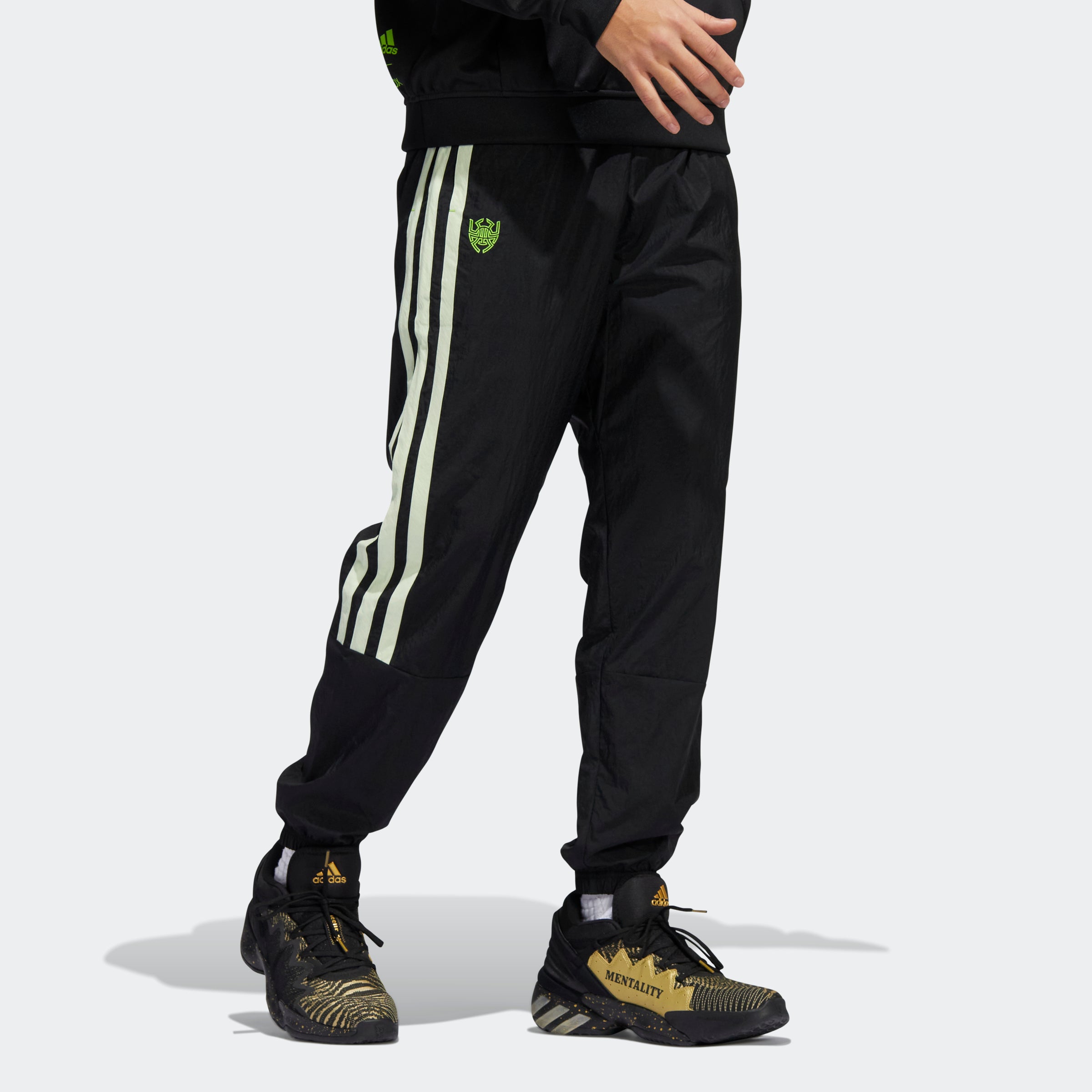 Men's adidas Basketball Donovan Mitchell Pants Black