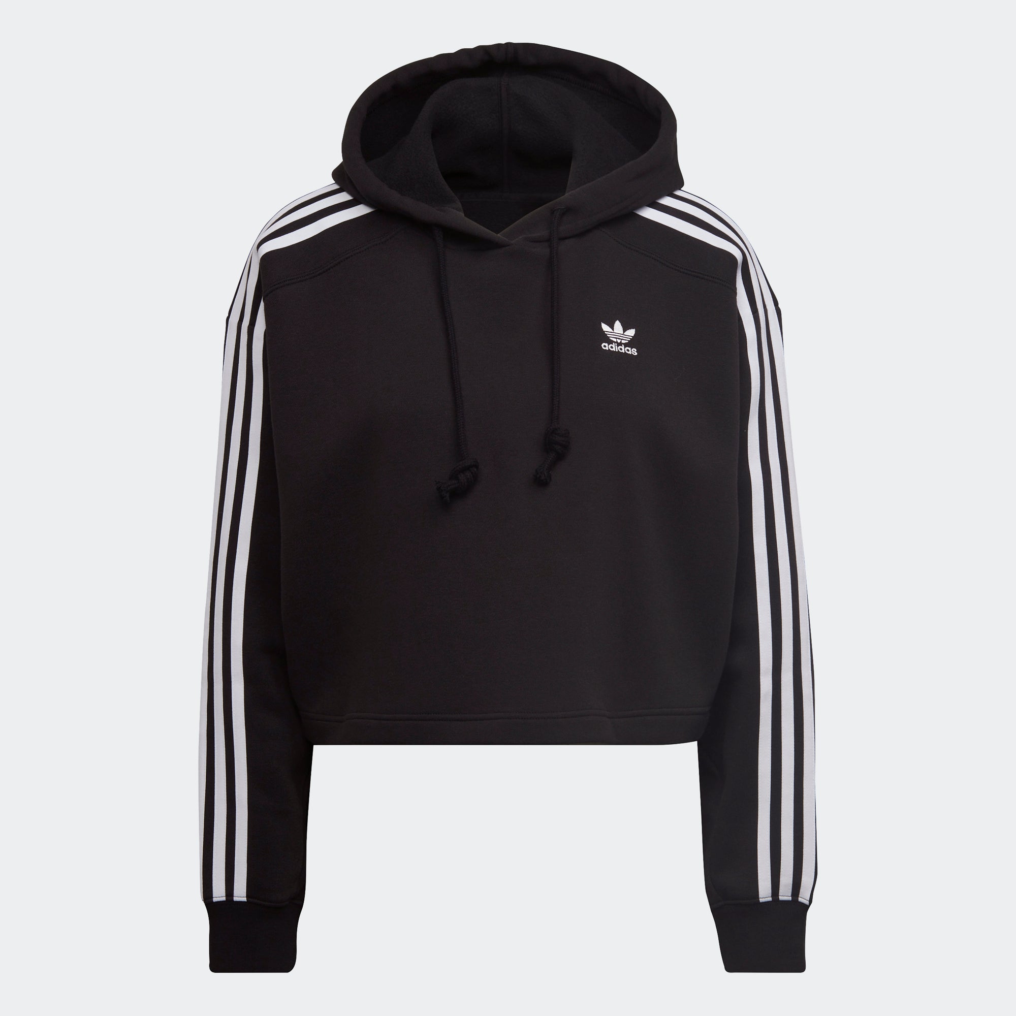 Women's adidas Originals Adicolor Classics Cropped Hoodie Black