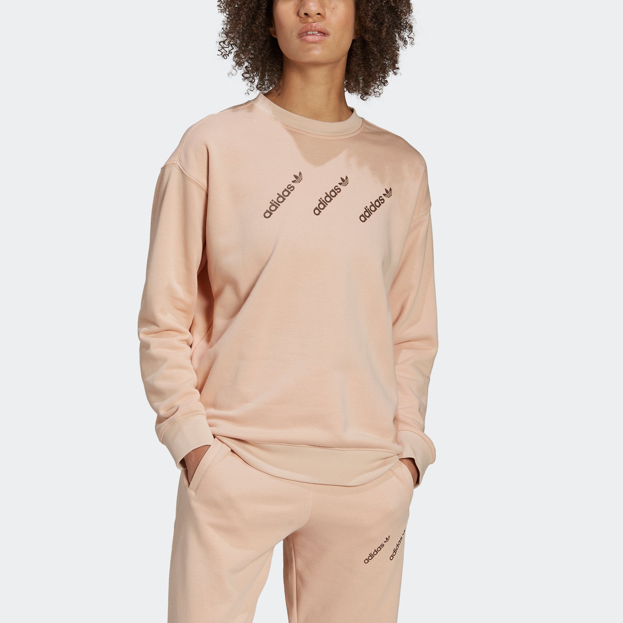 Women's adidas Originals Crew Sweatshirt Halo Blush
