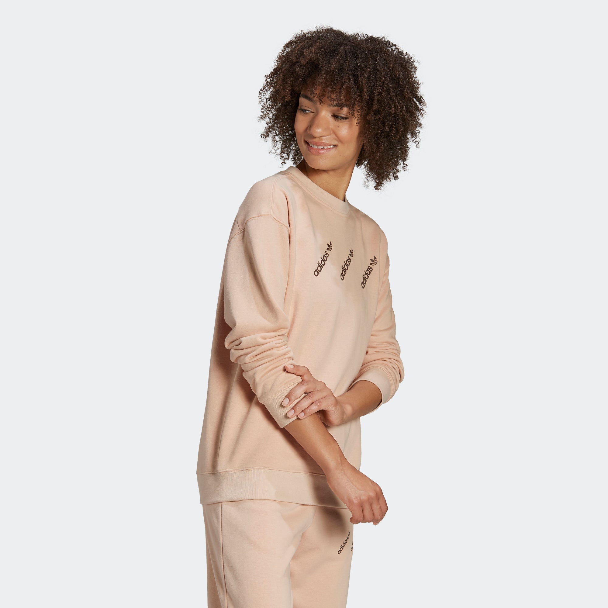 Women's adidas Originals Crew Sweatshirt Halo Blush