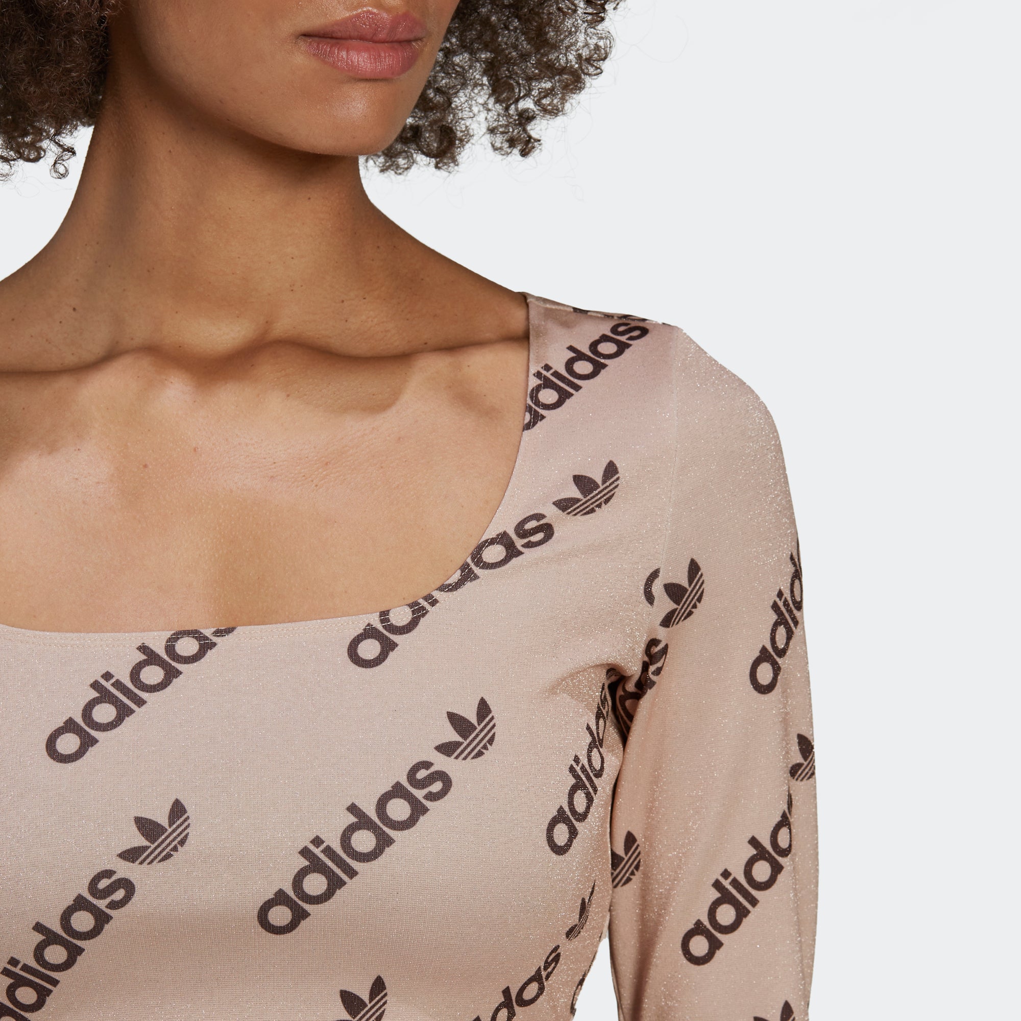 Women's adidas Originals Long Sleeve Crop Top Halo Blush