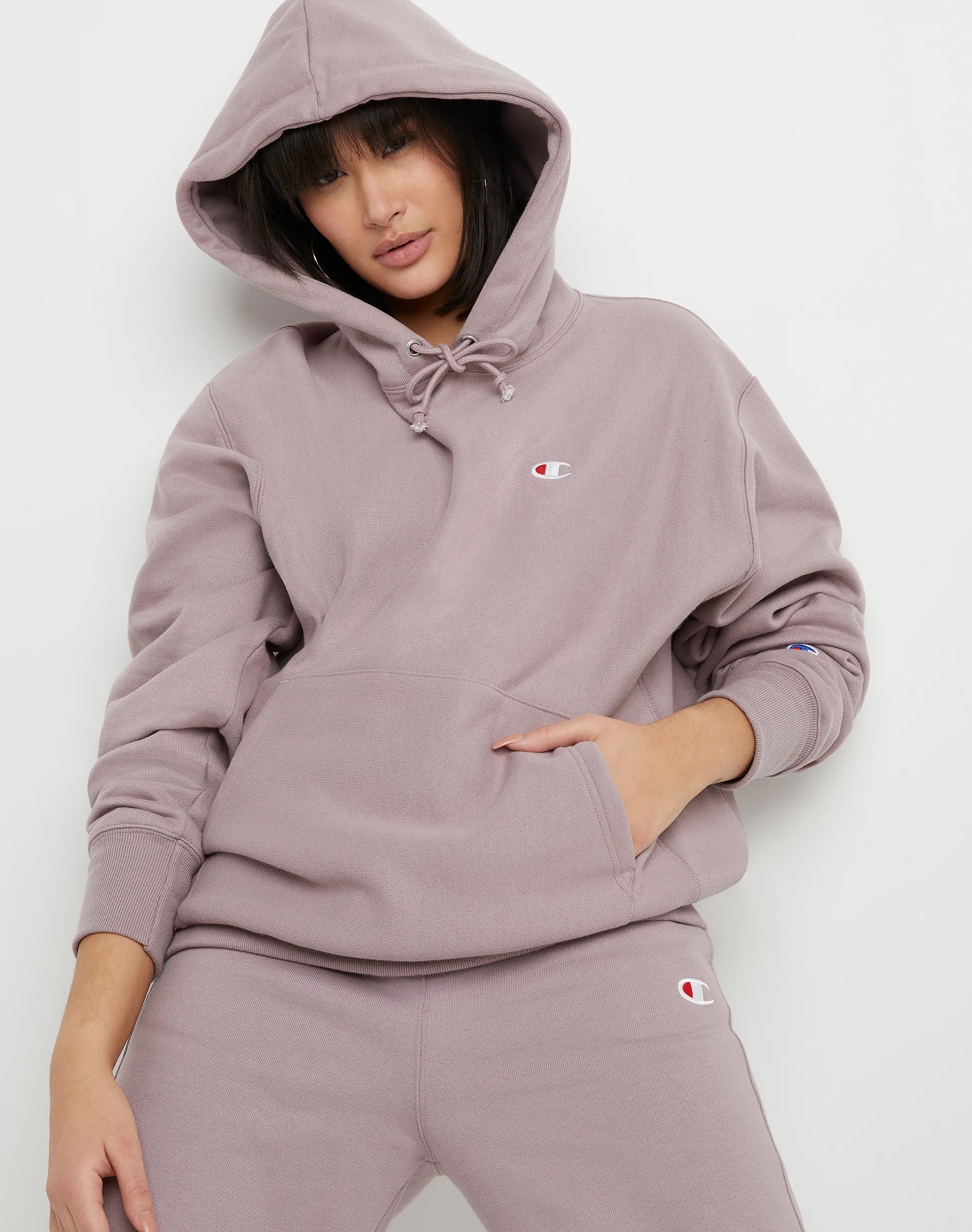 Women's Champion RW Boyfriend Hoodie Vintage Mauve