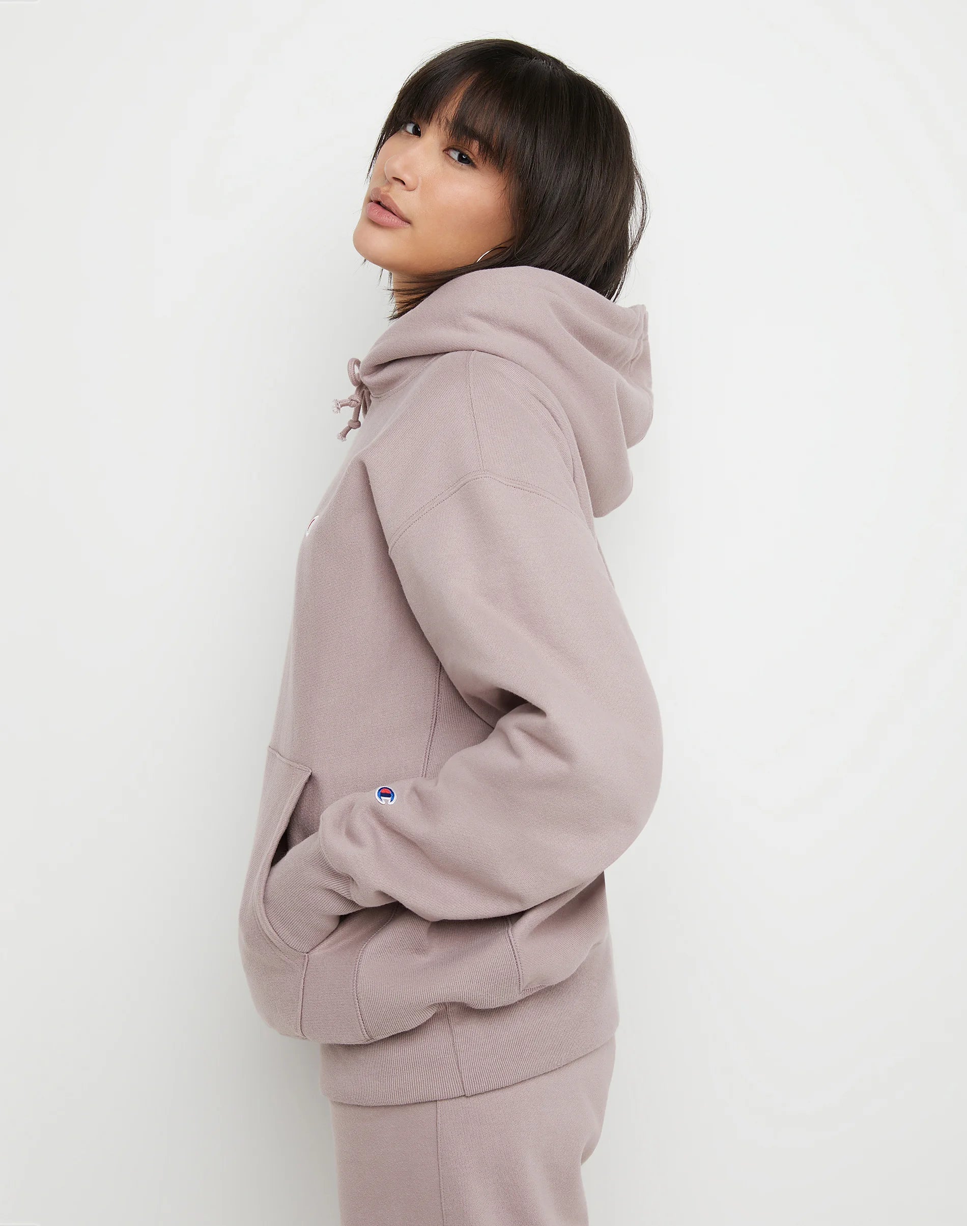 Women's Champion RW Boyfriend Hoodie Vintage Mauve