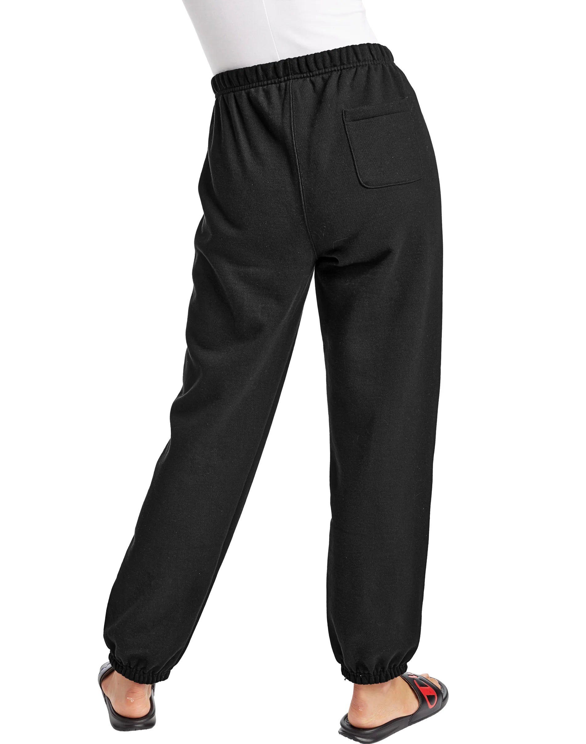 Women's Champion Reverse Weave Oversized Sweatpants Black