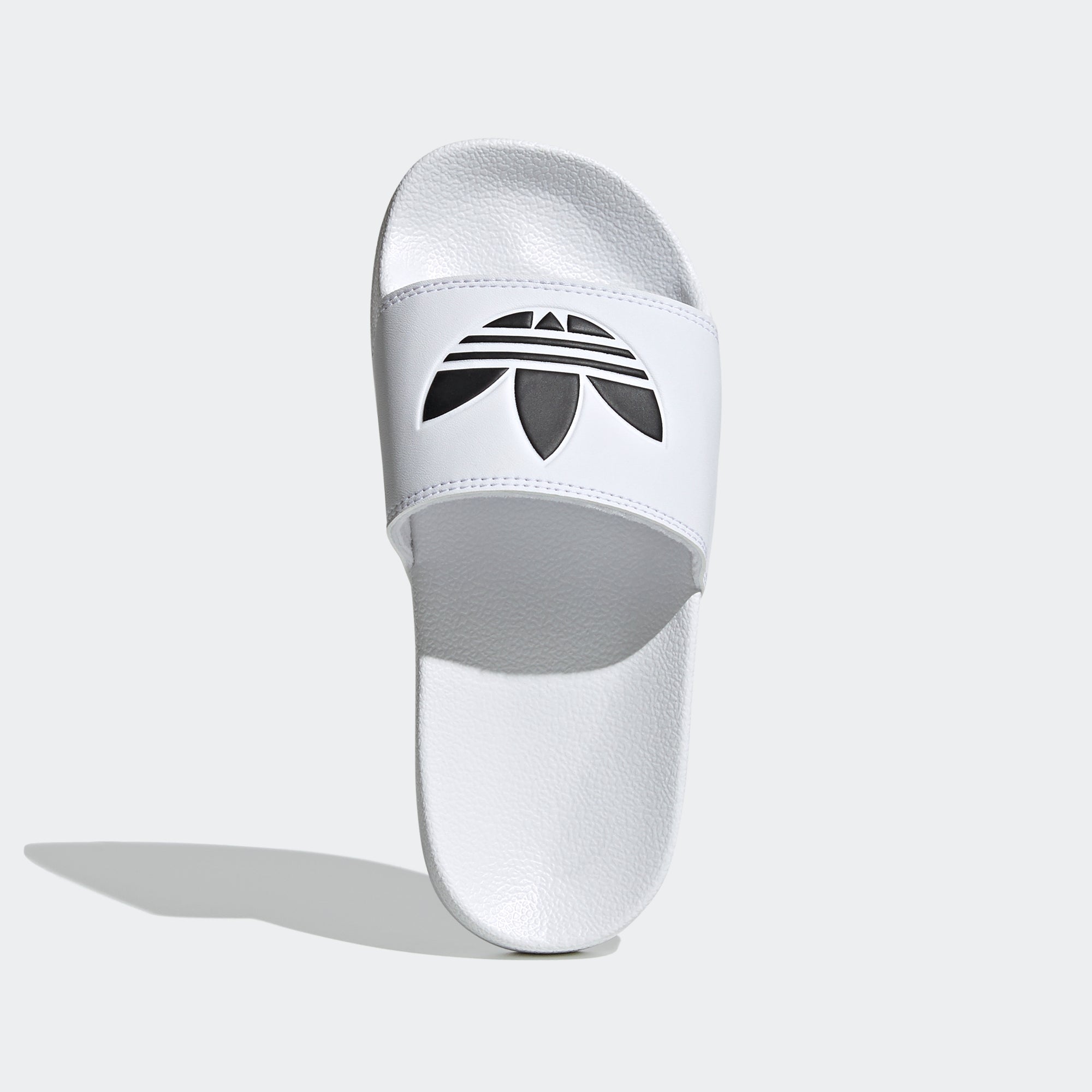 Kids' adidas Adilette Lite Slides White EG8272 | Chicago City Sports | top view