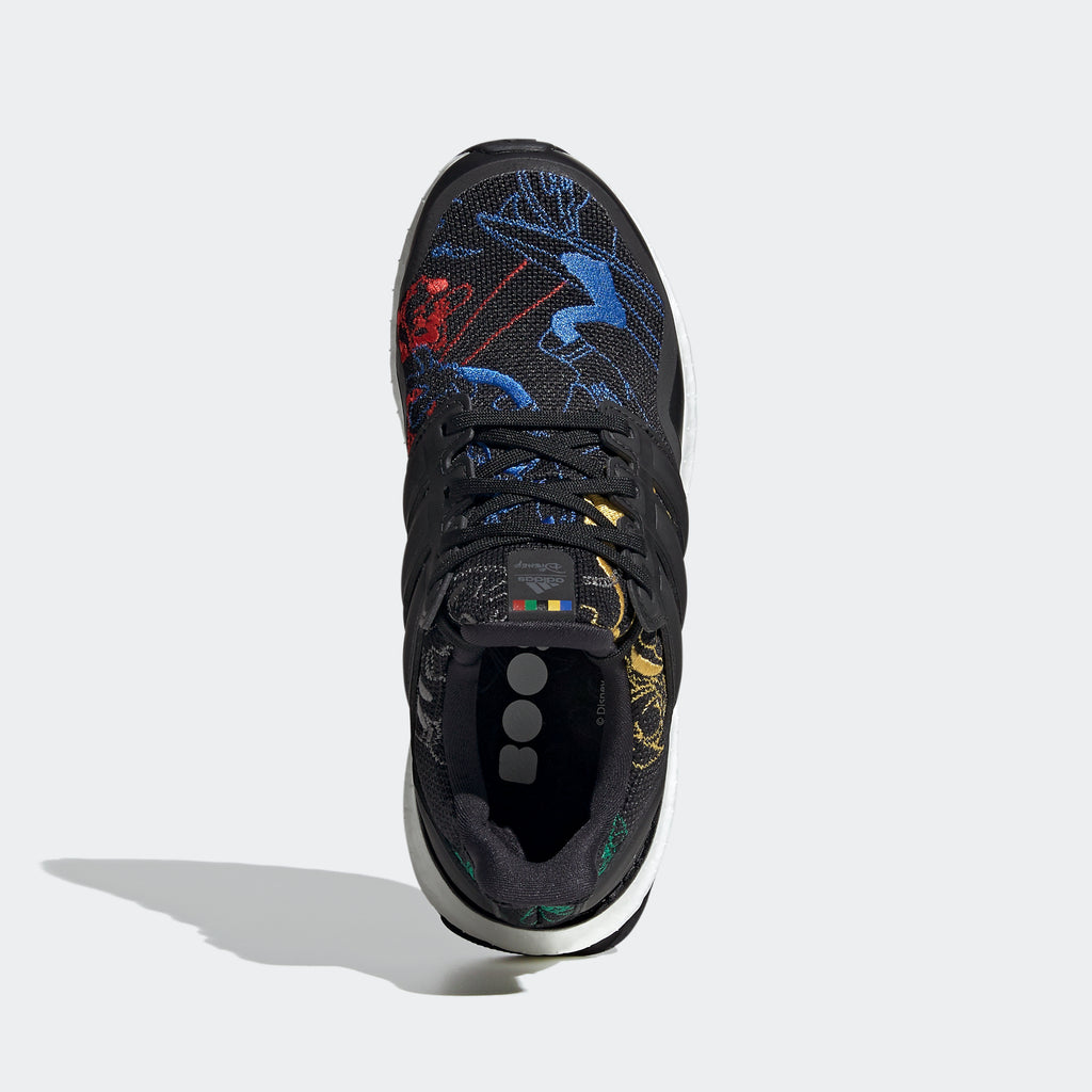 Kids' adidas Originals Ultraboost DNA Running Shoes Black FX0227 | Chicago City Sports | top view