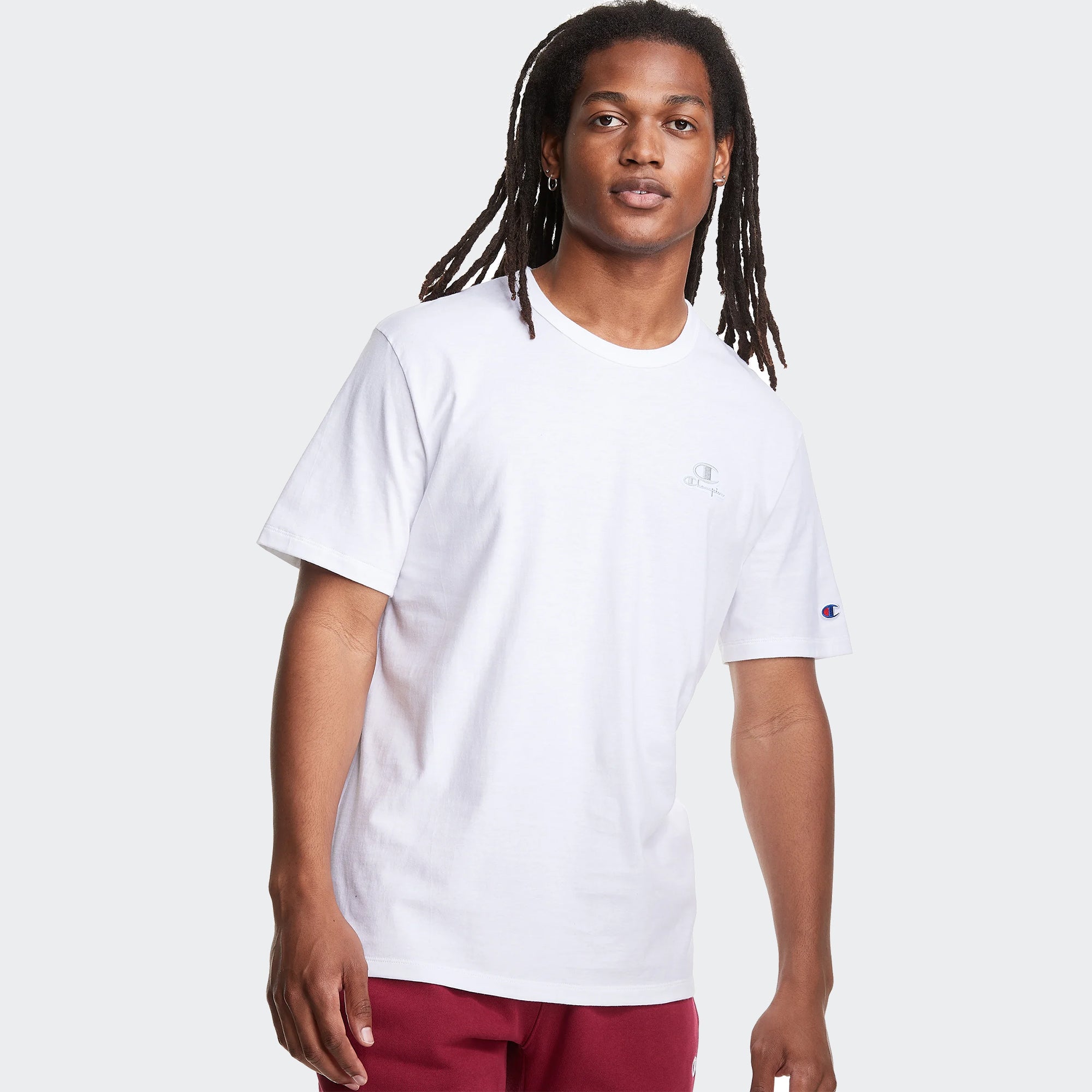 Men's Champion Lightweight Tee White