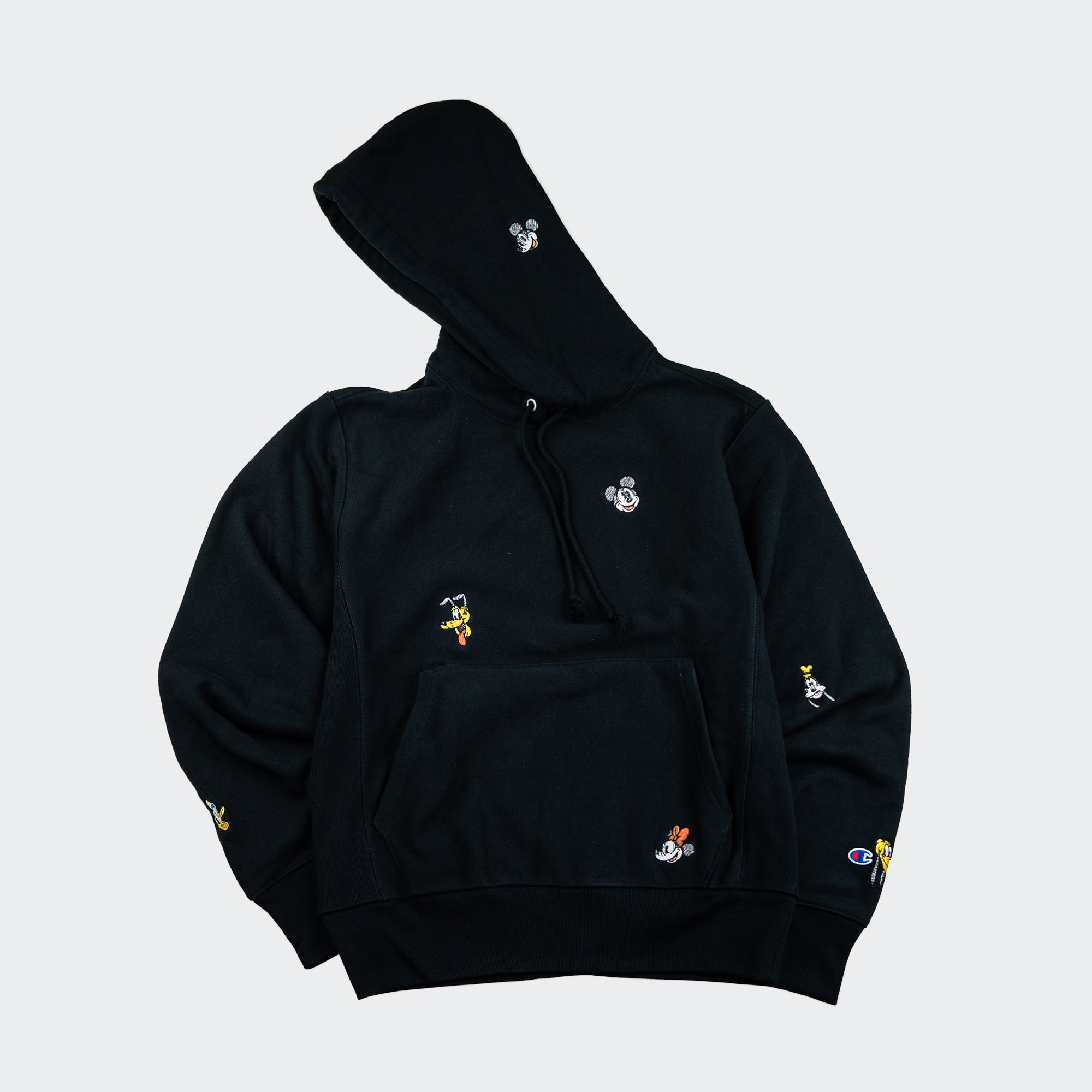 Men's Champion Reverse Weave Disney Hoodie Black
