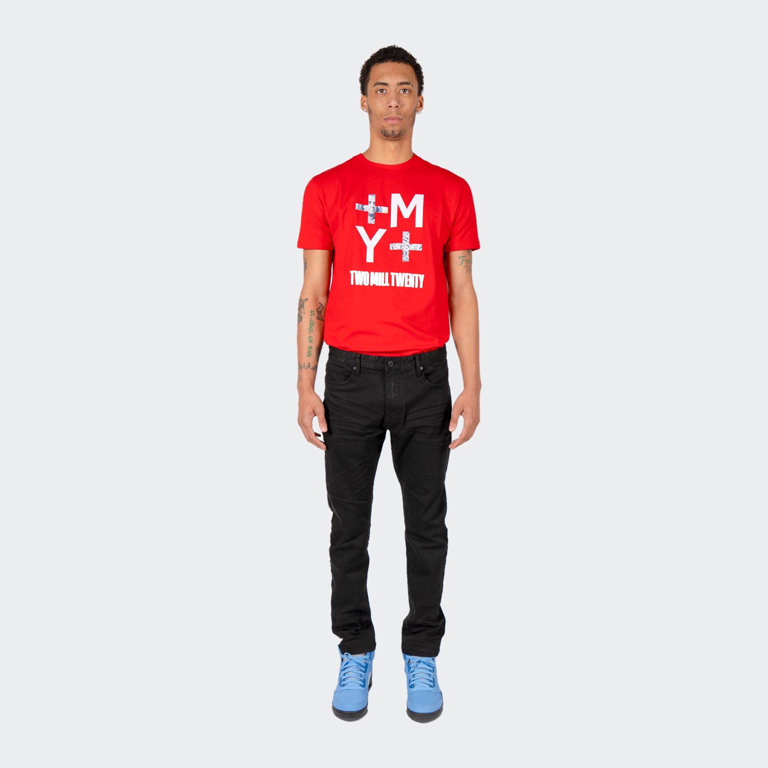 Men's TWO MILL TWENTY "Howard" Essential Clean Jeans Jet Black