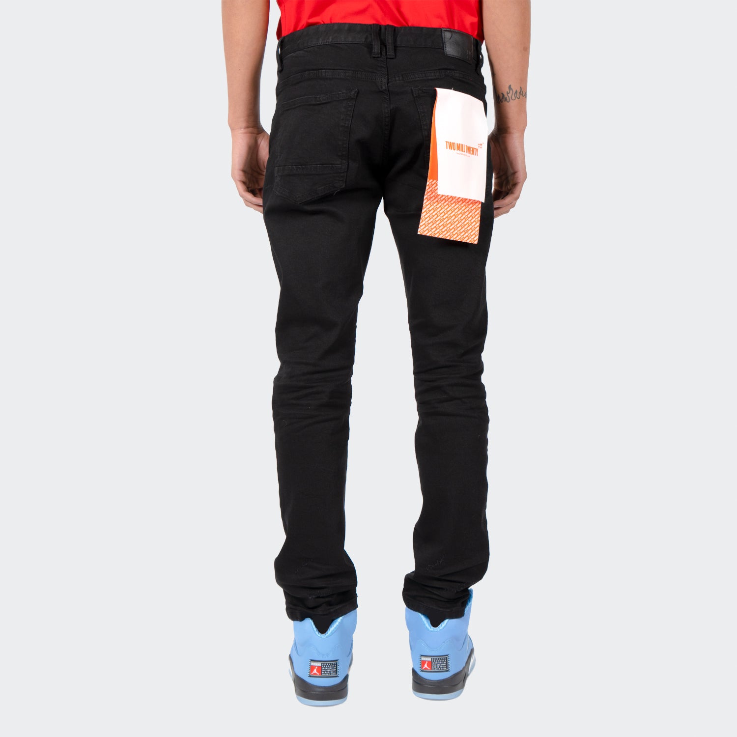 Men's TWO MILL TWENTY "Howard" Essential Clean Jeans Jet Black