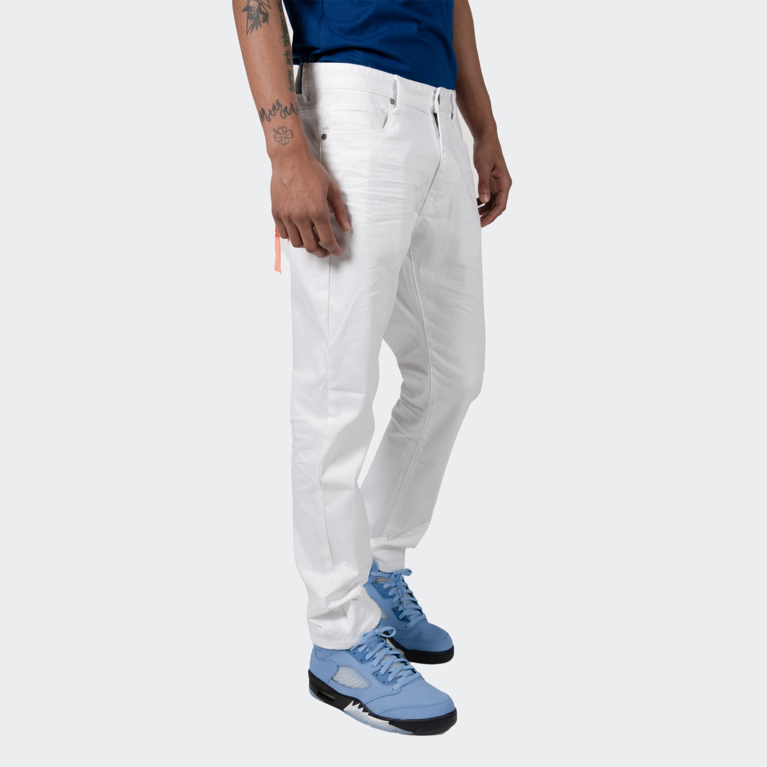 Men's TWO MILL TWENTY "Howard" Essential Clean Jeans White