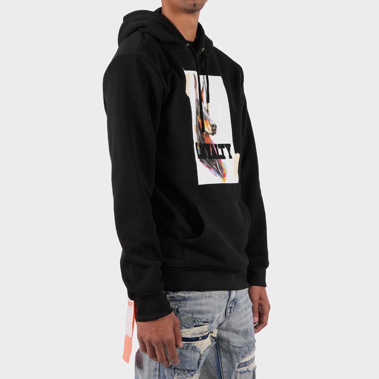 Men's TWO MILL TWENTY "Loyalty" Hoodie Black