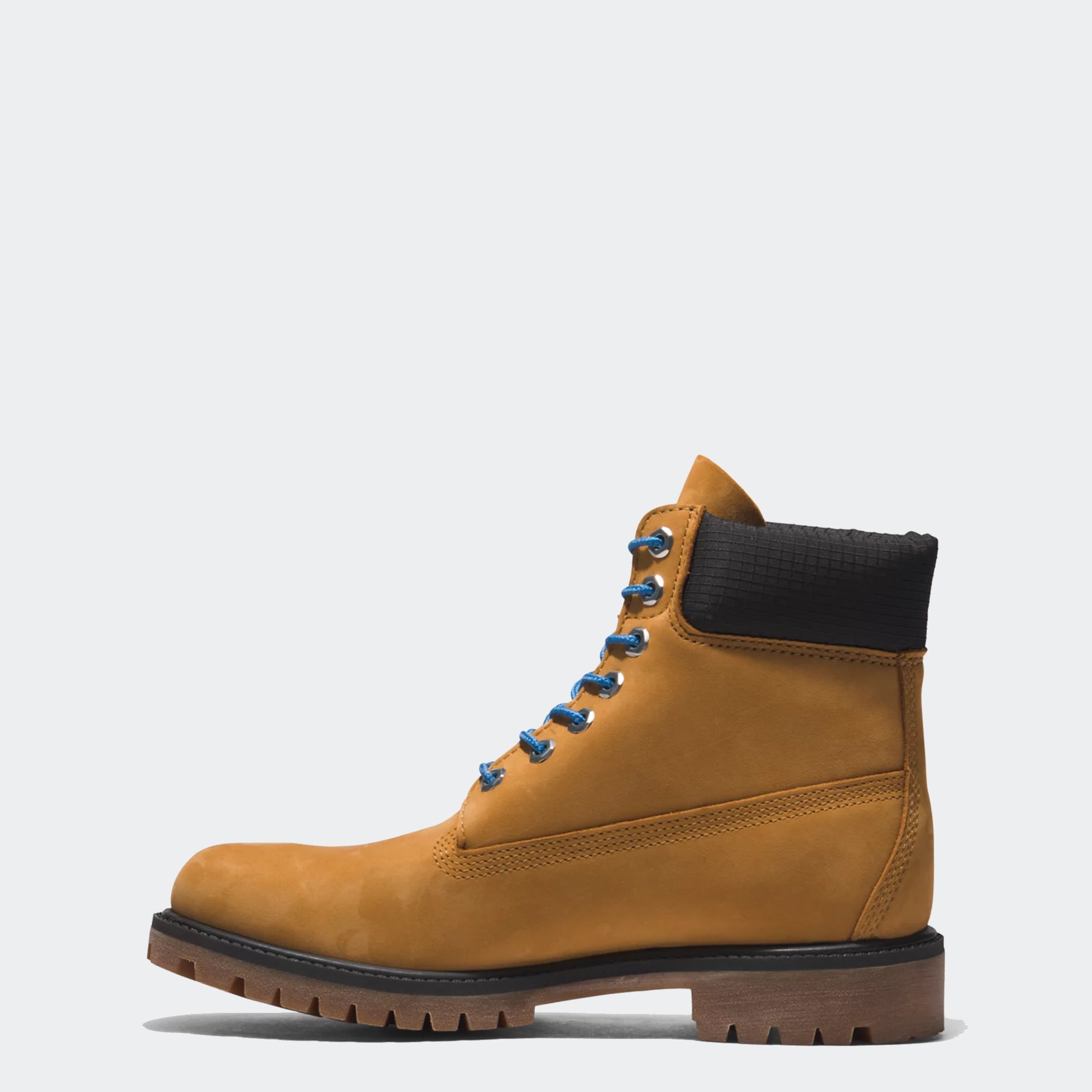 Men's Timberland Premium 6-Inch Waterproof Boots Wheat Nubuck Blue