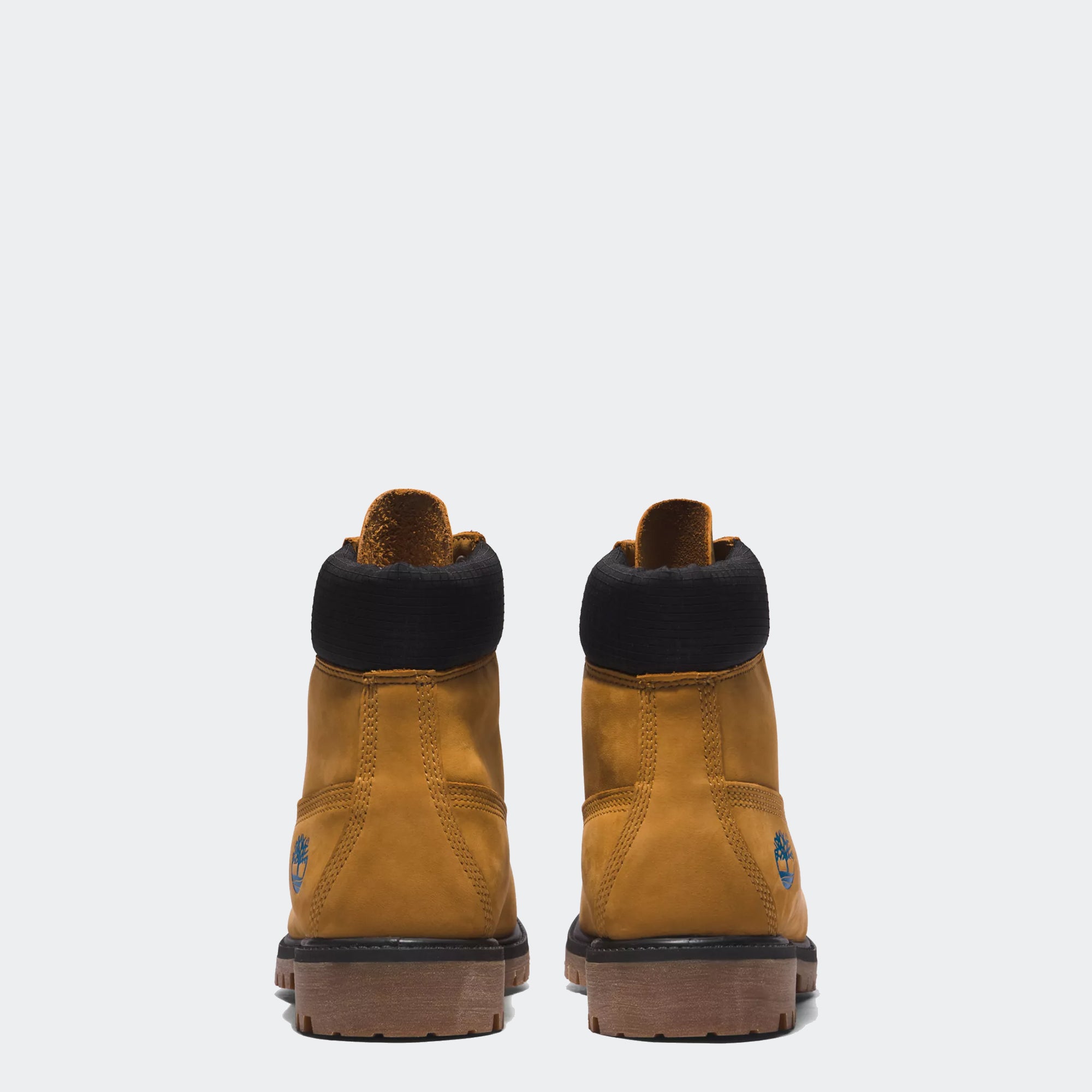 Men's Timberland Premium 6-Inch Waterproof Boots Wheat Nubuck Blue