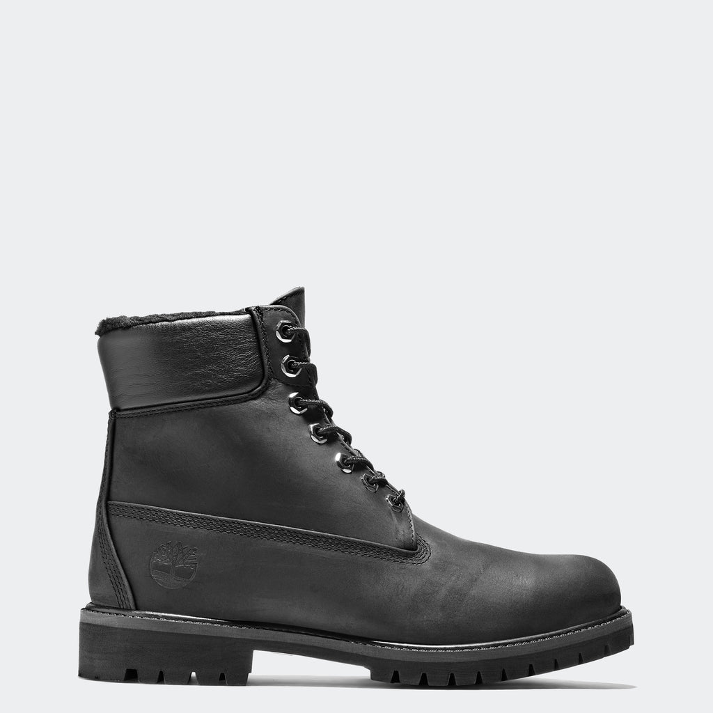 Men's Timberland Premium Warm-Lined 6-Inch Waterproof Boots Black