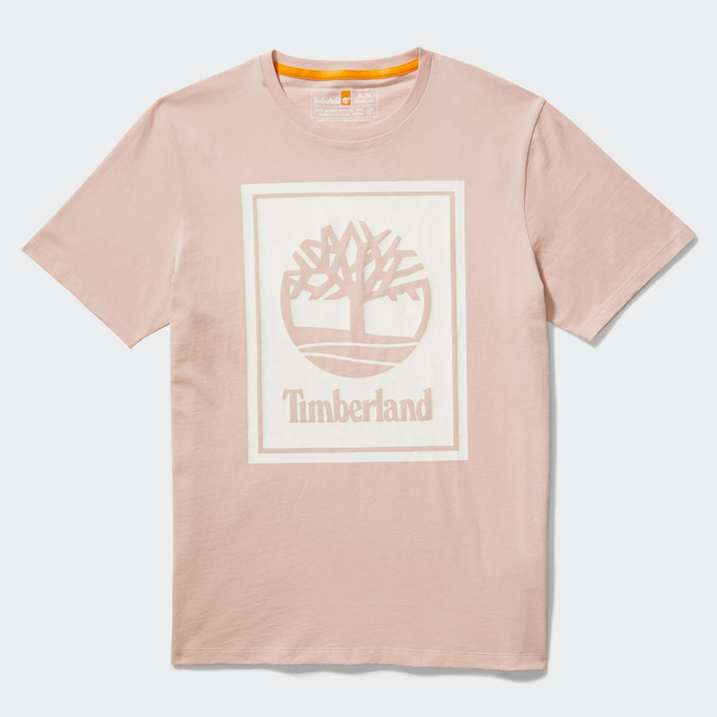 Men's Timberland Short-Sleeve Logo Tee Cameo Rose
