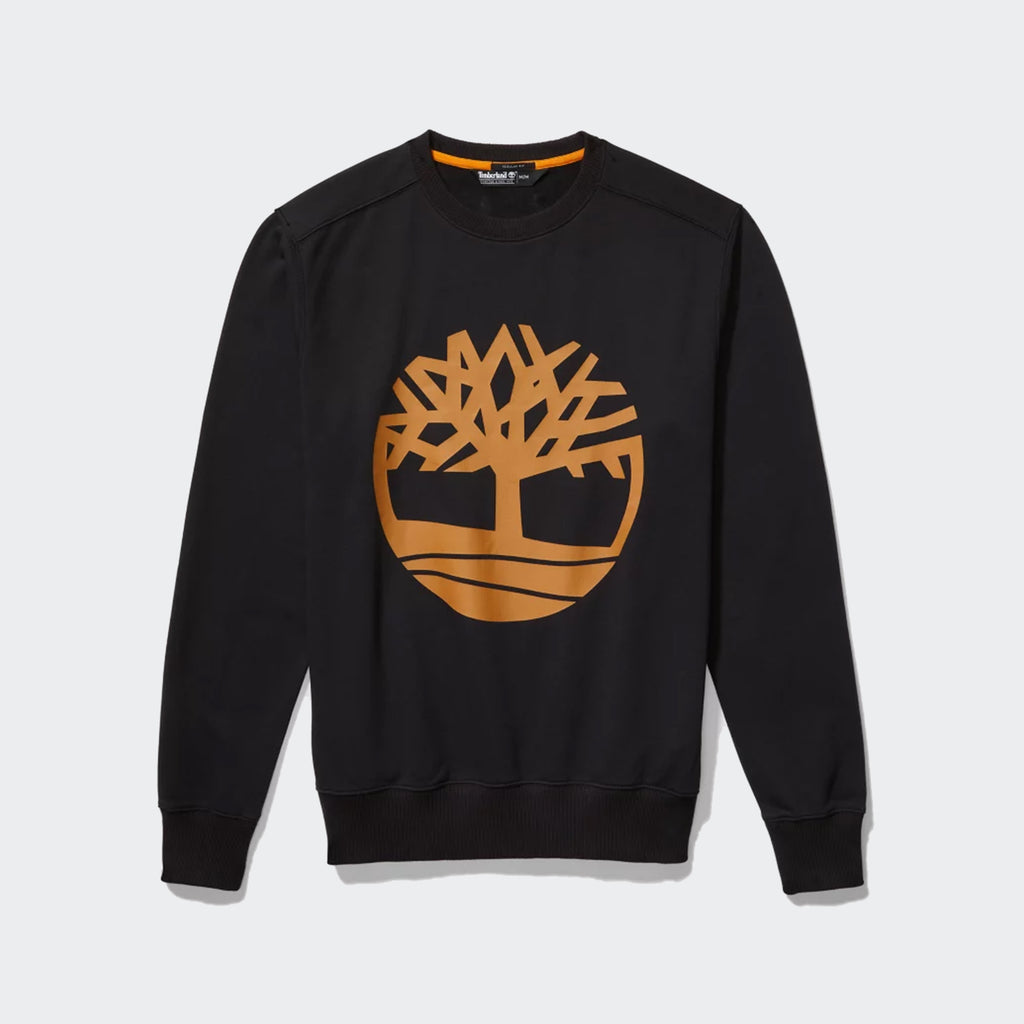 Men's Timberland Tree Logo Crewneck Sweatshirt Black