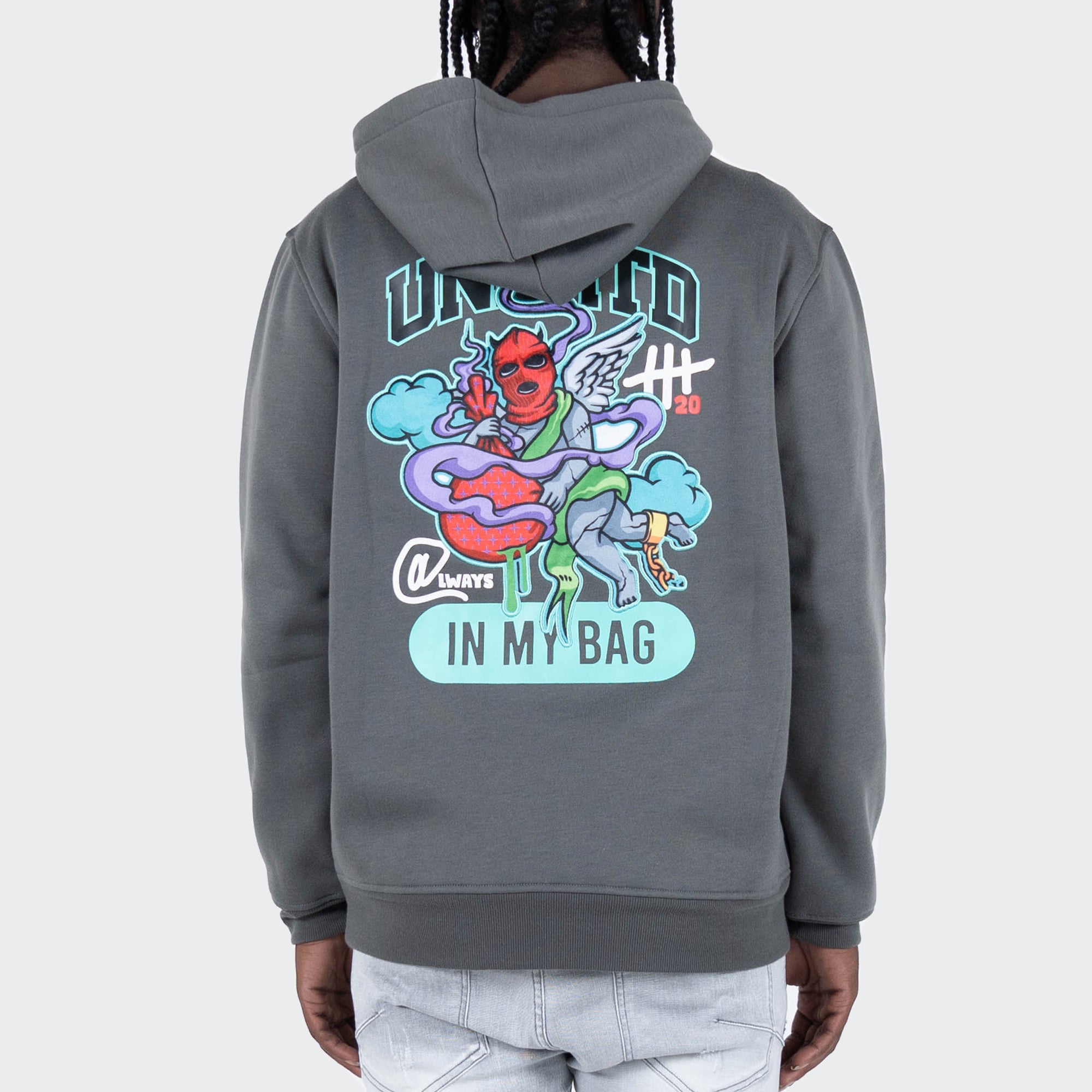 Men's TWO MILL TWENTY "Always In My Bag" Hoodie Charcoal