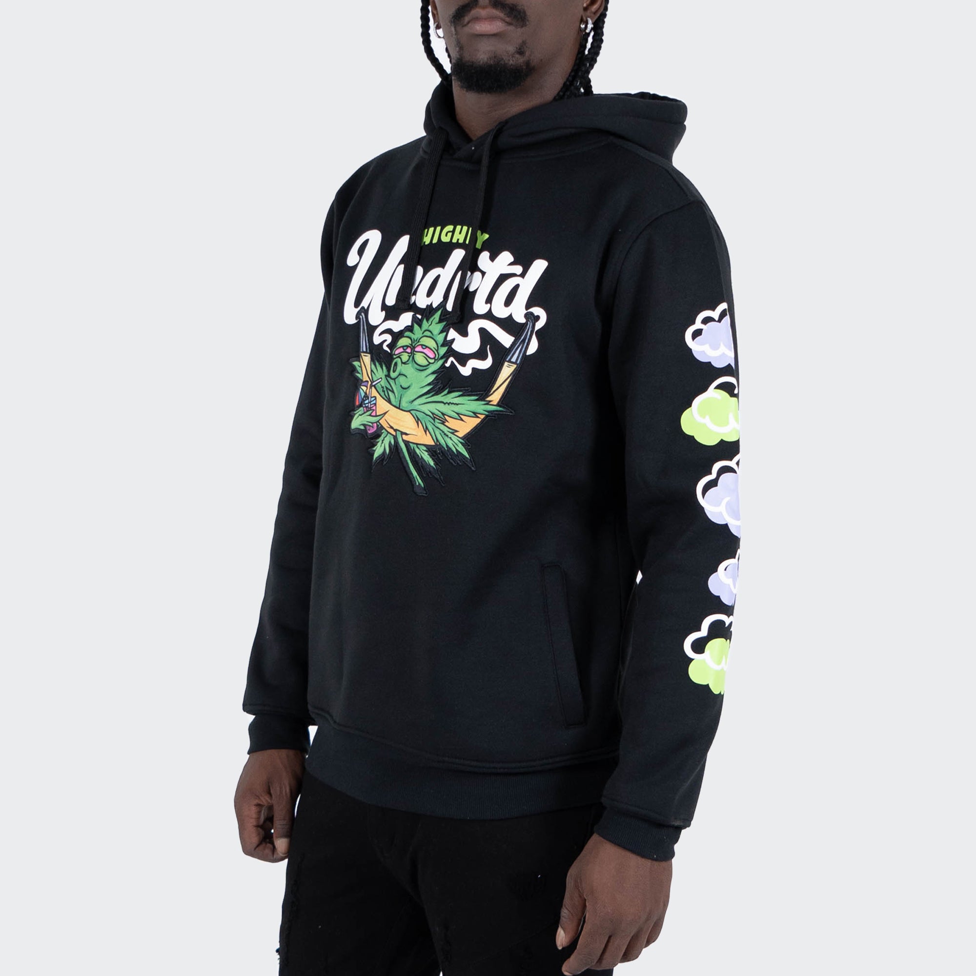 Men's TWO MILL TWENTY "Highly Underrated" Hoodie Black