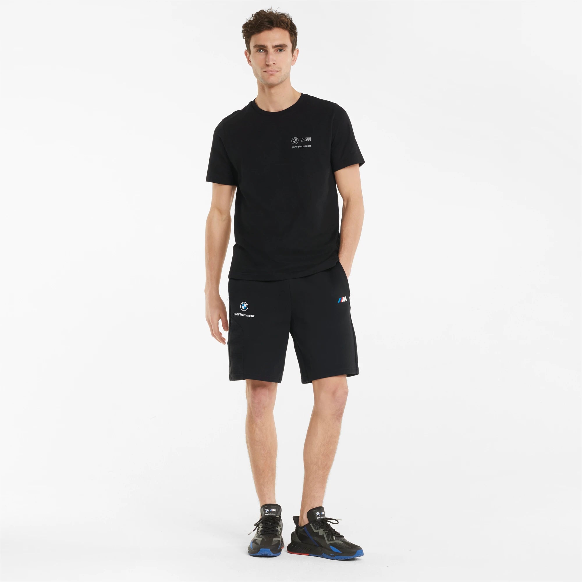 Men's PUMA BMW M Motorsport Sweat Shorts Black