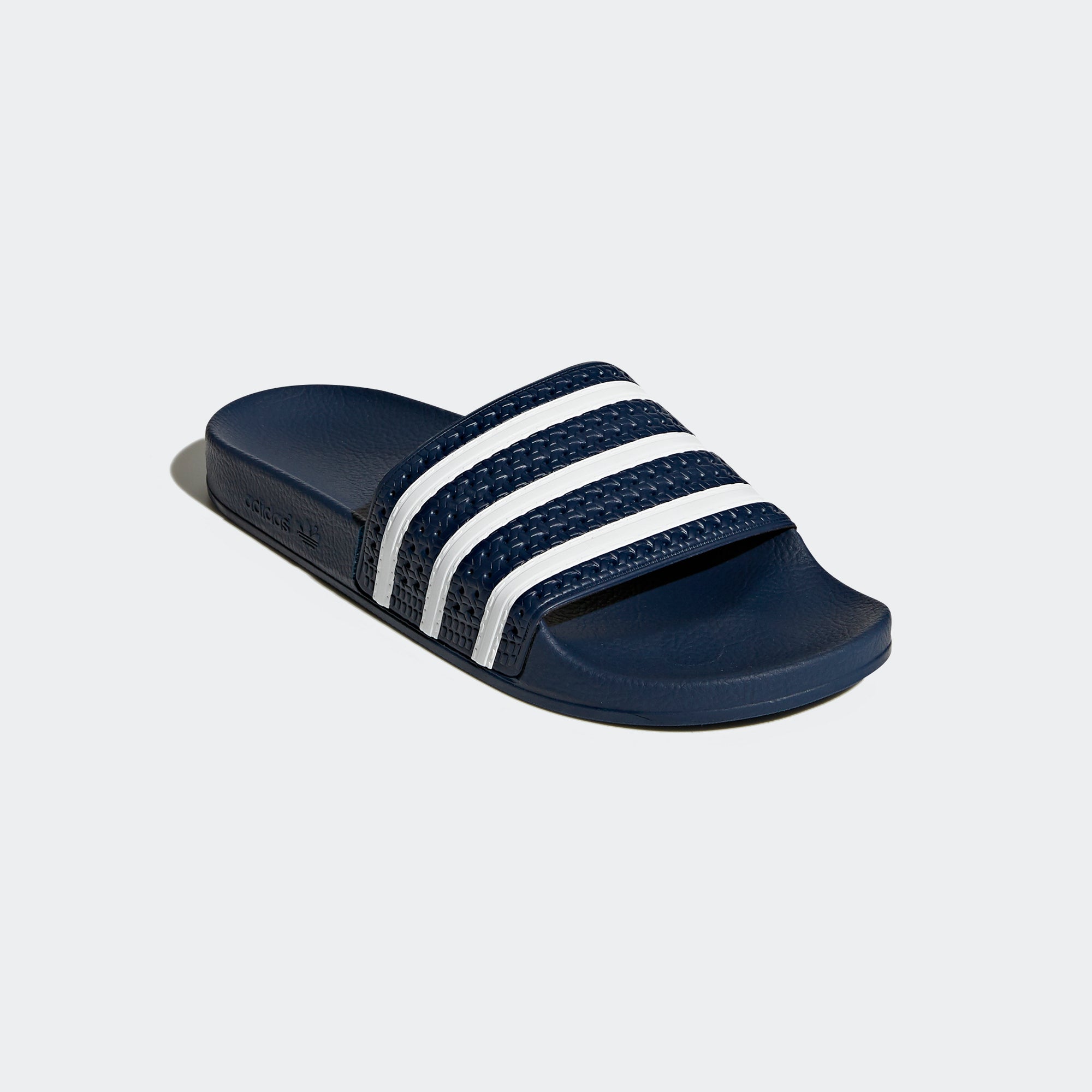 Men's adidas Originals Adilette Slides Adi Blue / White / Adi Blue