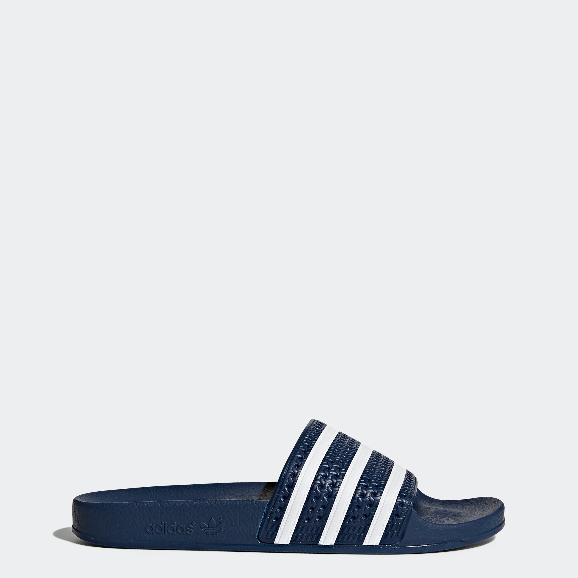 Men's adidas Originals Adilette Slides Adi Blue / White / Adi Blue