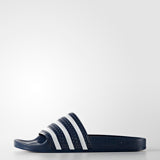 Men's adidas Originals Adilette Slides Adi Blue / White / Adi Blue